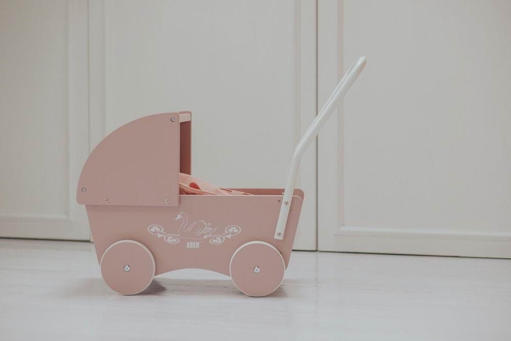 Krea Doll Pram Rose - Dolls Accessories 36-2028