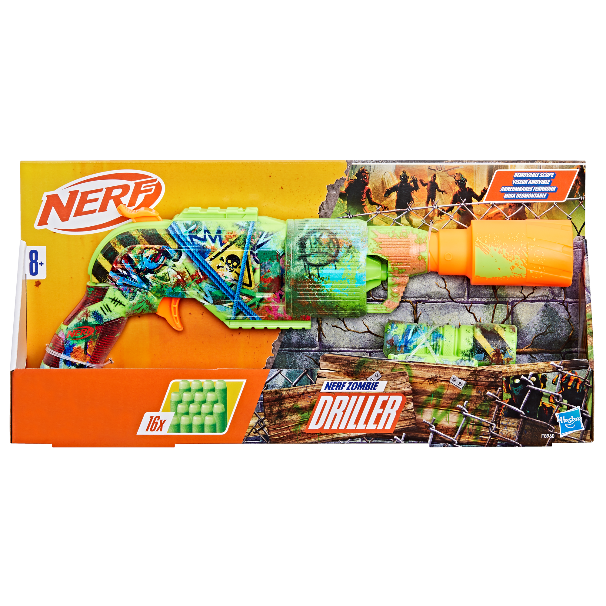 Nerf Zombie Driller - Spielzeugwaffen F8960eu4