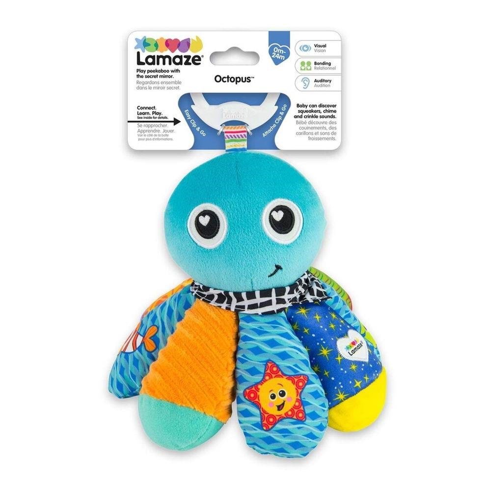 Lamaze Clip & Go Salty Sam The Octopus - Baby Spielzeug