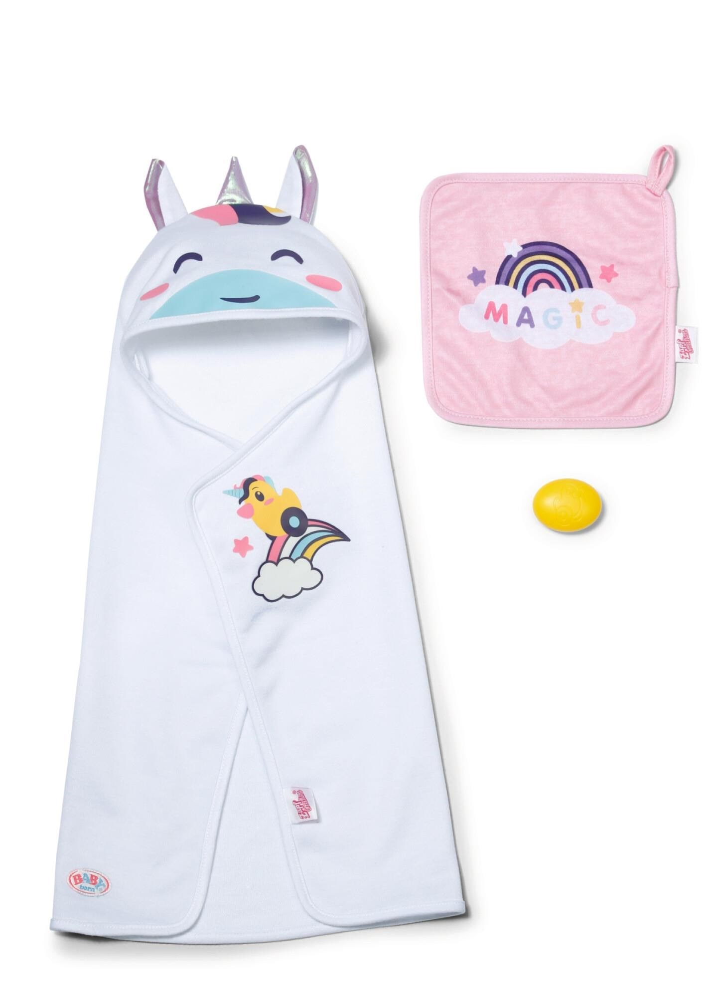 Baby Born Hooded Towel Set - Dolls Accessories