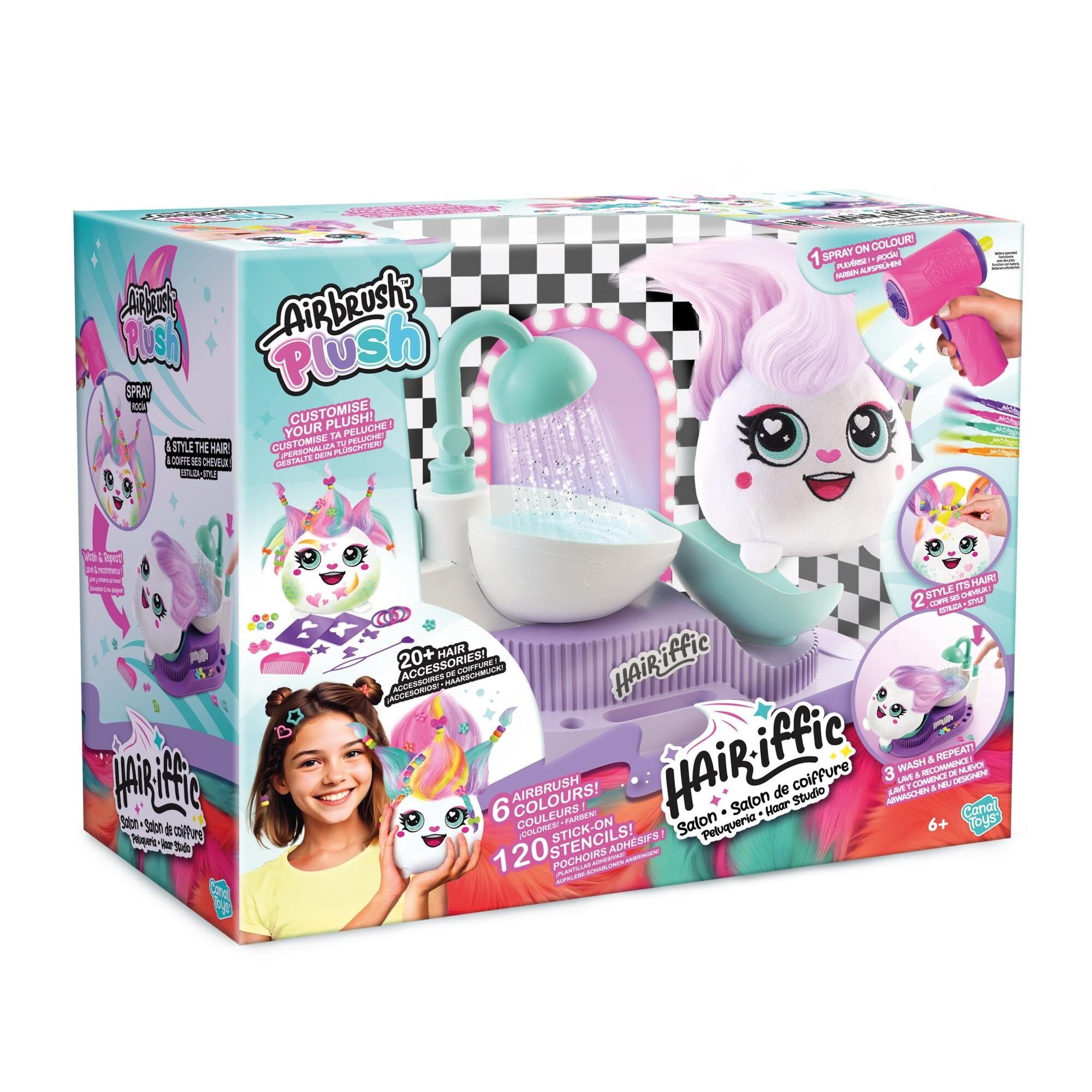 Airbrush Plush Hair-iffic Hair Style Salon - Figuren