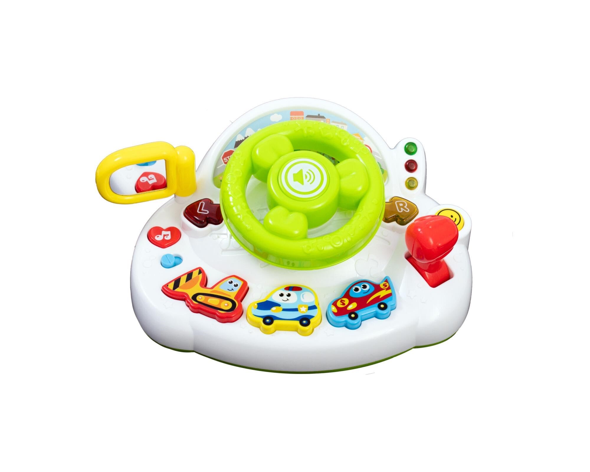 Happy Baby Driver's Wheel With L/s - Baby Spielzeug