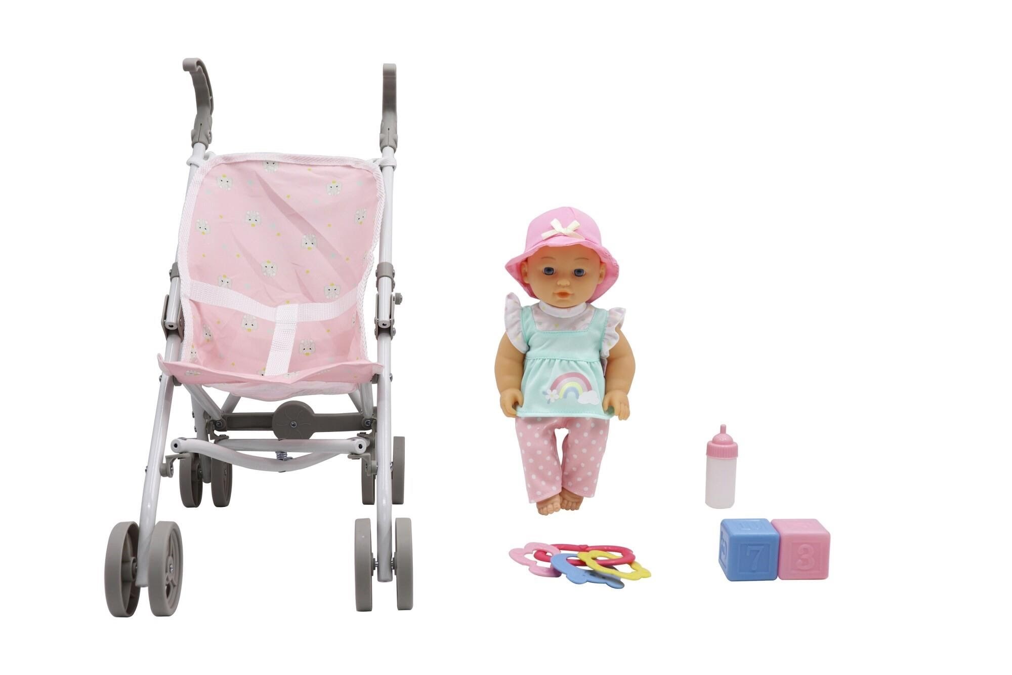 Happy Friend Lotta Doll 30cm With Stroller Set - Dolls Accessories 504234