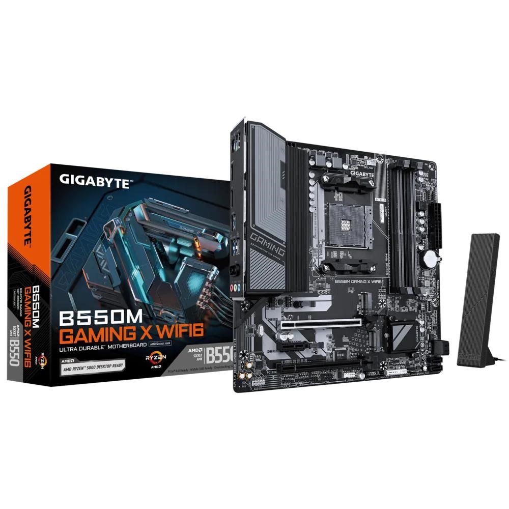 Gigabyte B550m Gaming X Wifi6 Mainboard - Amd B550 - Amd Am4 - Ddr4 Ram - Micro-atx