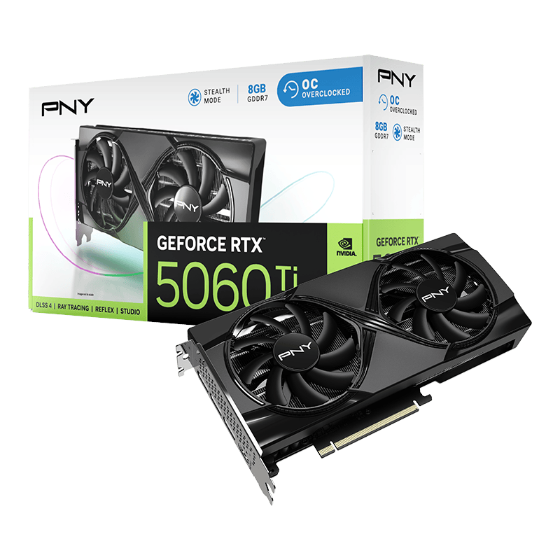Pny Geforce Rtx 5060 Ti Dual Fan OC - 8gb Gddr7 Ram - Grafikkarte