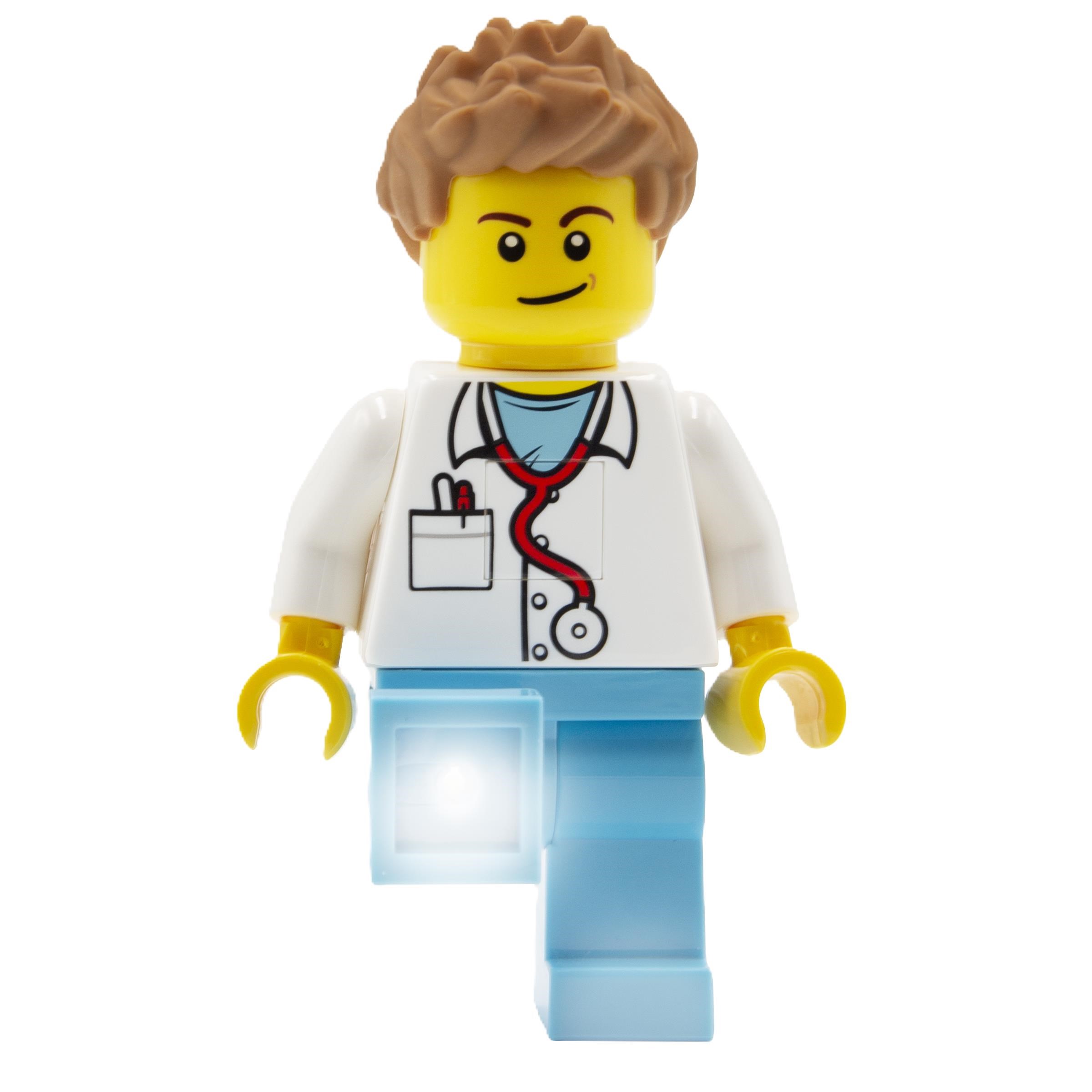 Lego Iconic Torch With Led Light Male Doctor 300% - Schul Zubehoer 4006416-lgl-to48h
