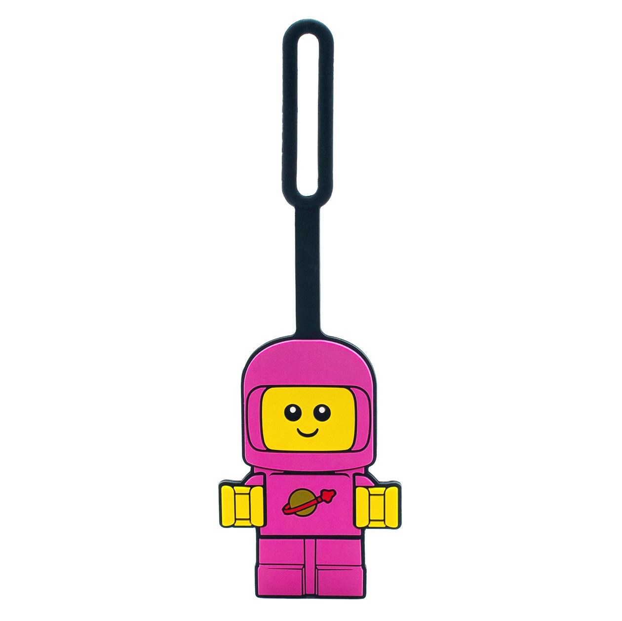 Euromic Lego Bag Tag/luggage Tag Spacebaby Pink - Hobby Zubehoer