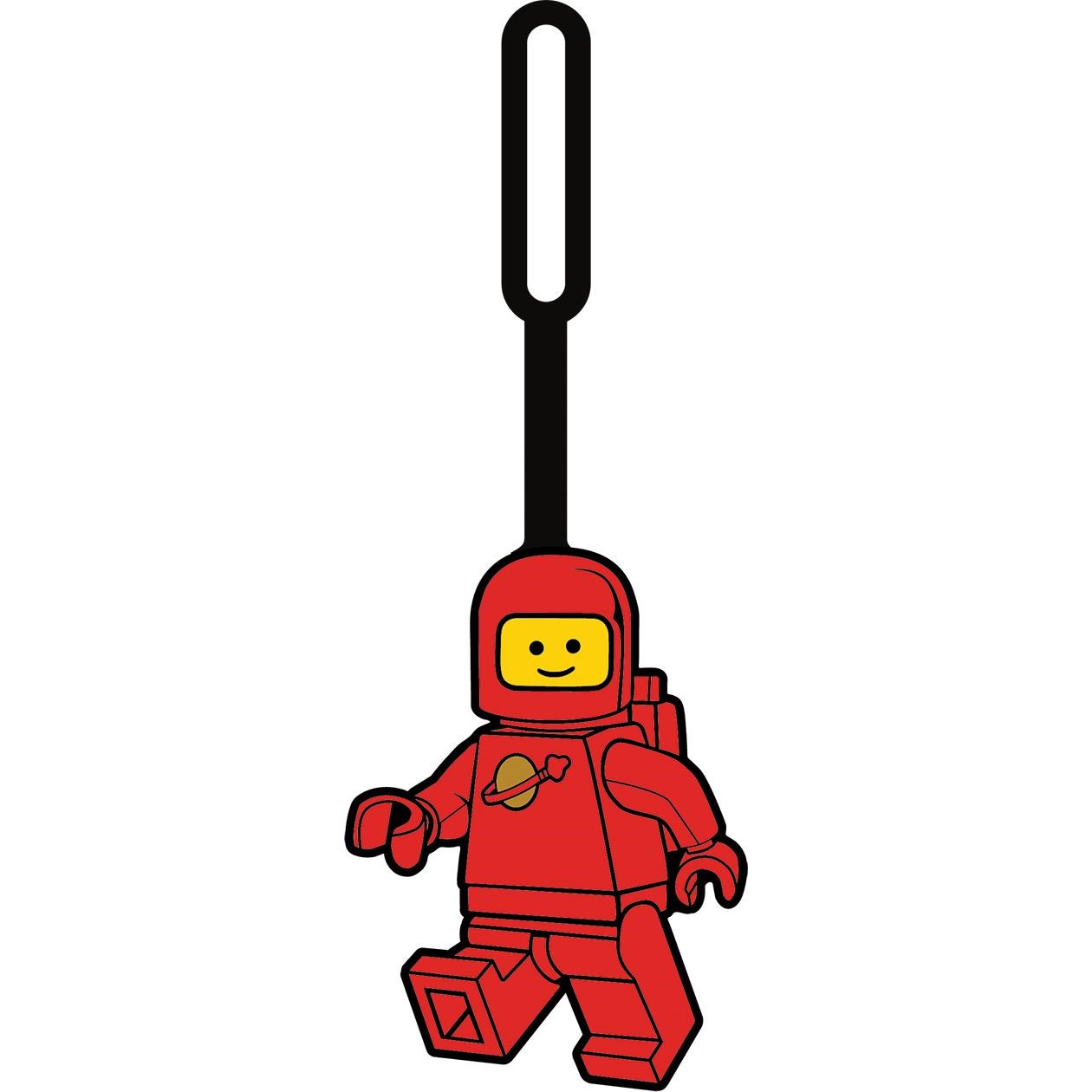 Euromic Lego Iconic Spaceman Red Bag Tag - Hobby Zubehoer