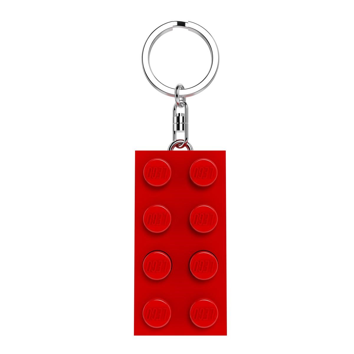 Euromic Lego Minifigurines Keychain Light 2x4 Brick Red - Hobby Zubehoer 4006036-ke234hr