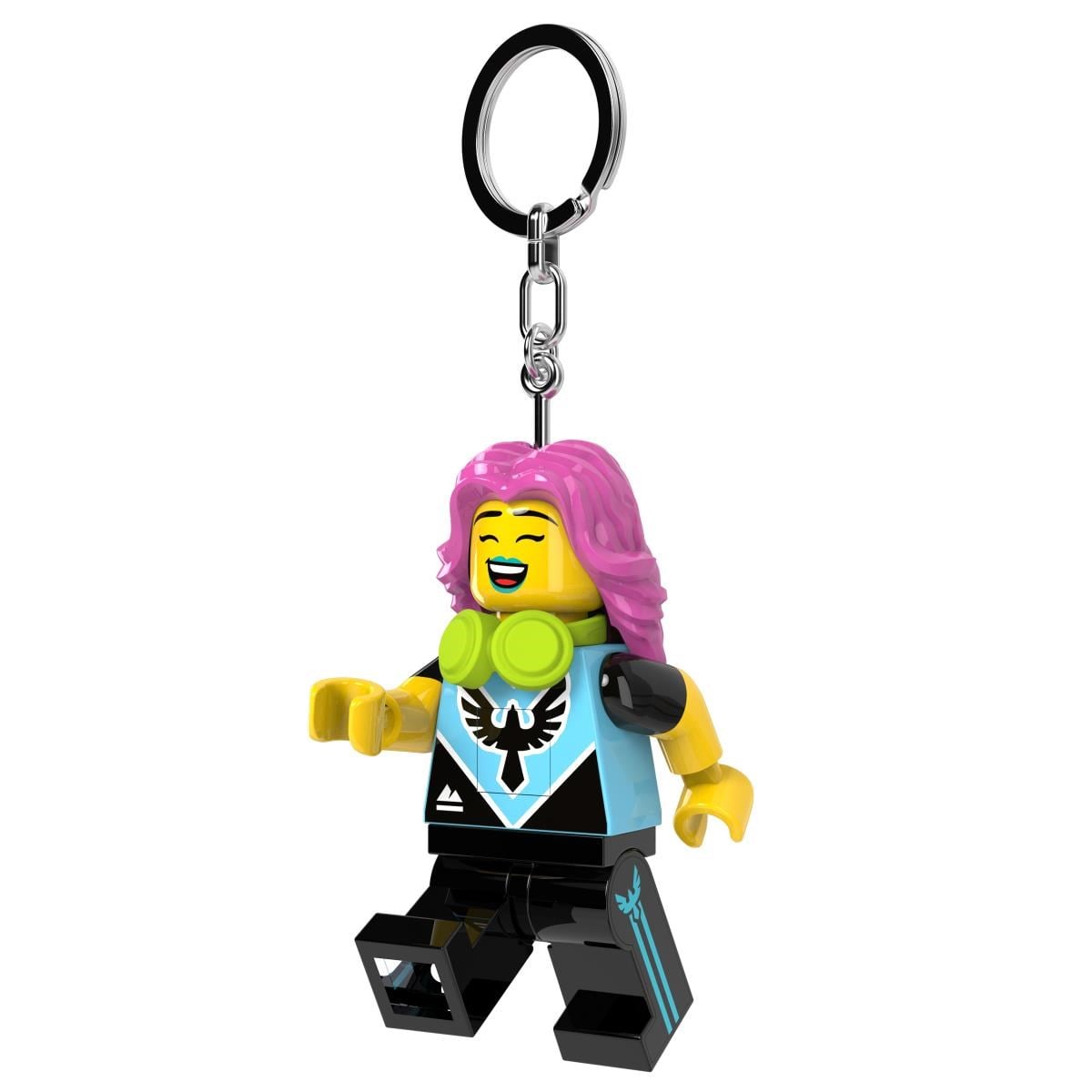 Euromic Lego Minifigure Led Gamer Girl Schlüsselanhänger 4006036-ke229h - Hobby Zubehoer