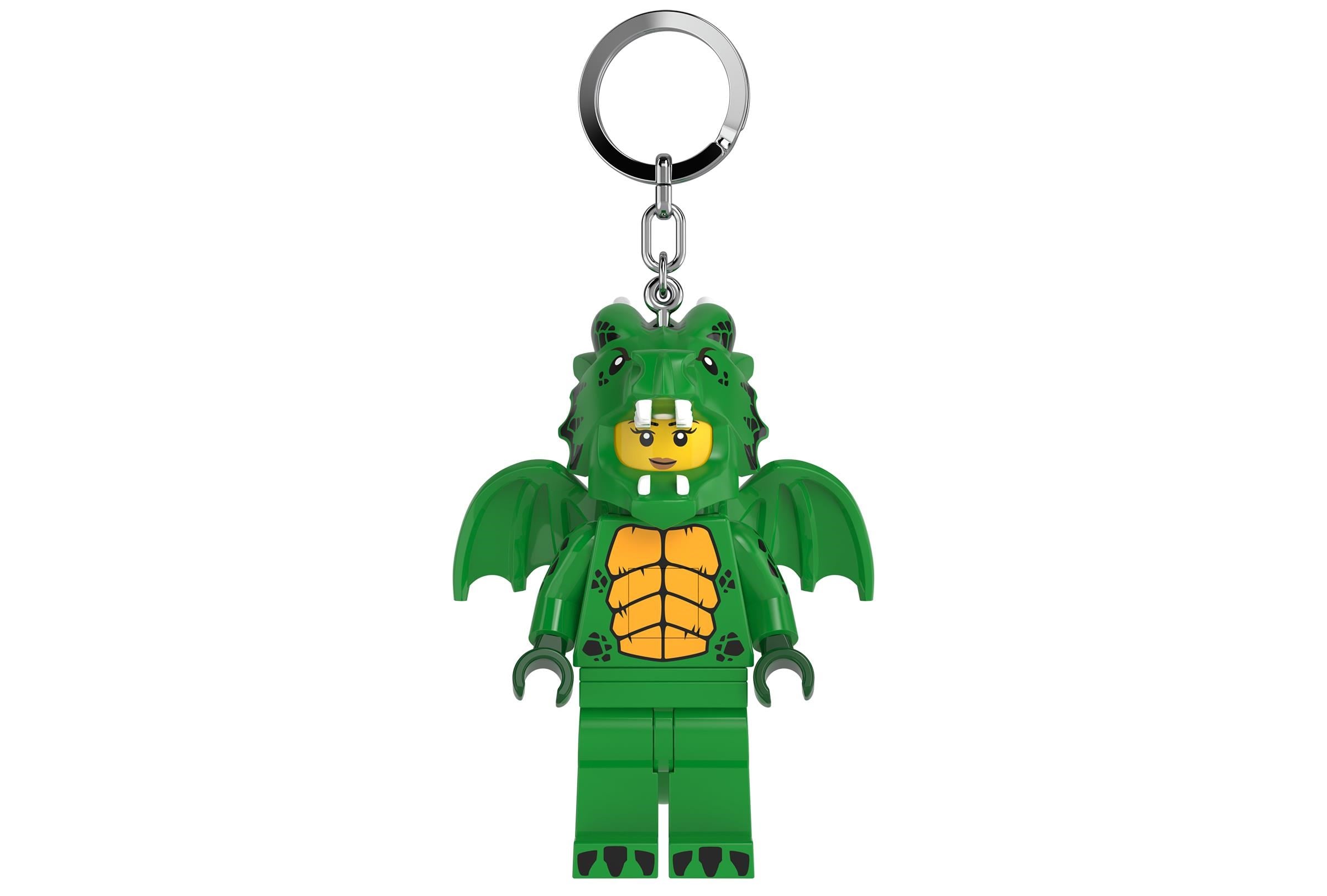 Euromic Lego Minifigure Led 4006036-ke224h Hellgrünes Drachenmädchen Schlüsselanhänger - Hobby Zubehoer
