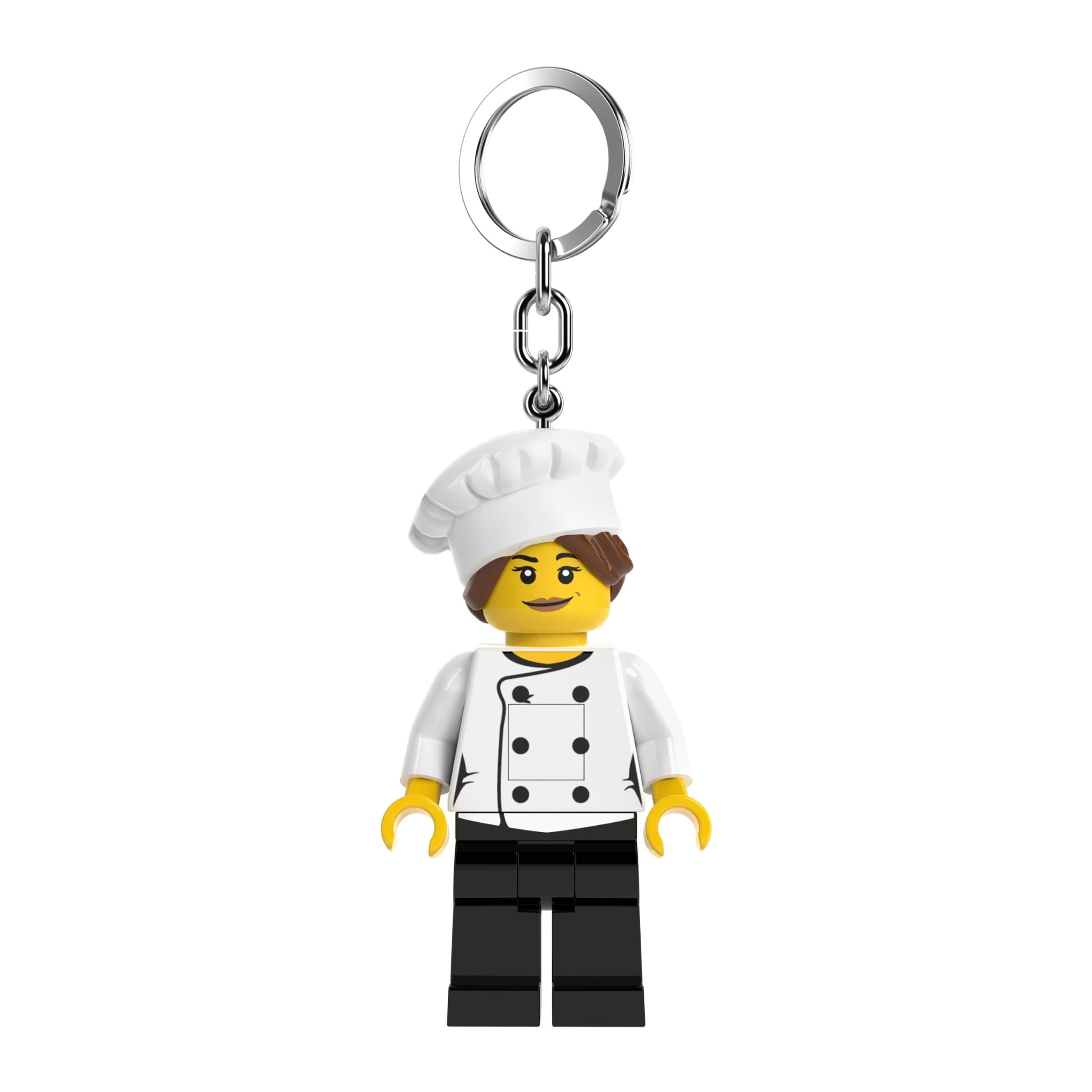 Euromic Lego Minifigure Gourmet Chef Led-schlüsselanhänger 4006036-ke218h - Hobby Zubehoer