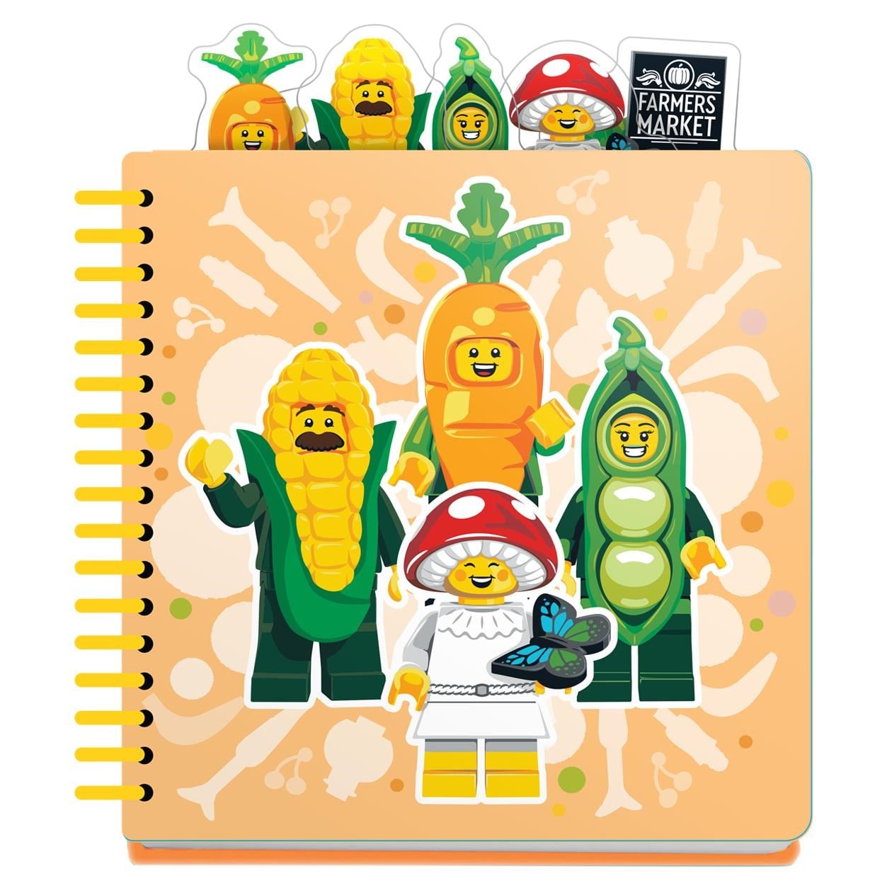 Euromic Lego Minifigures Tab Notebook Farmers Market - Hobby Zubehoer 4003063-53596