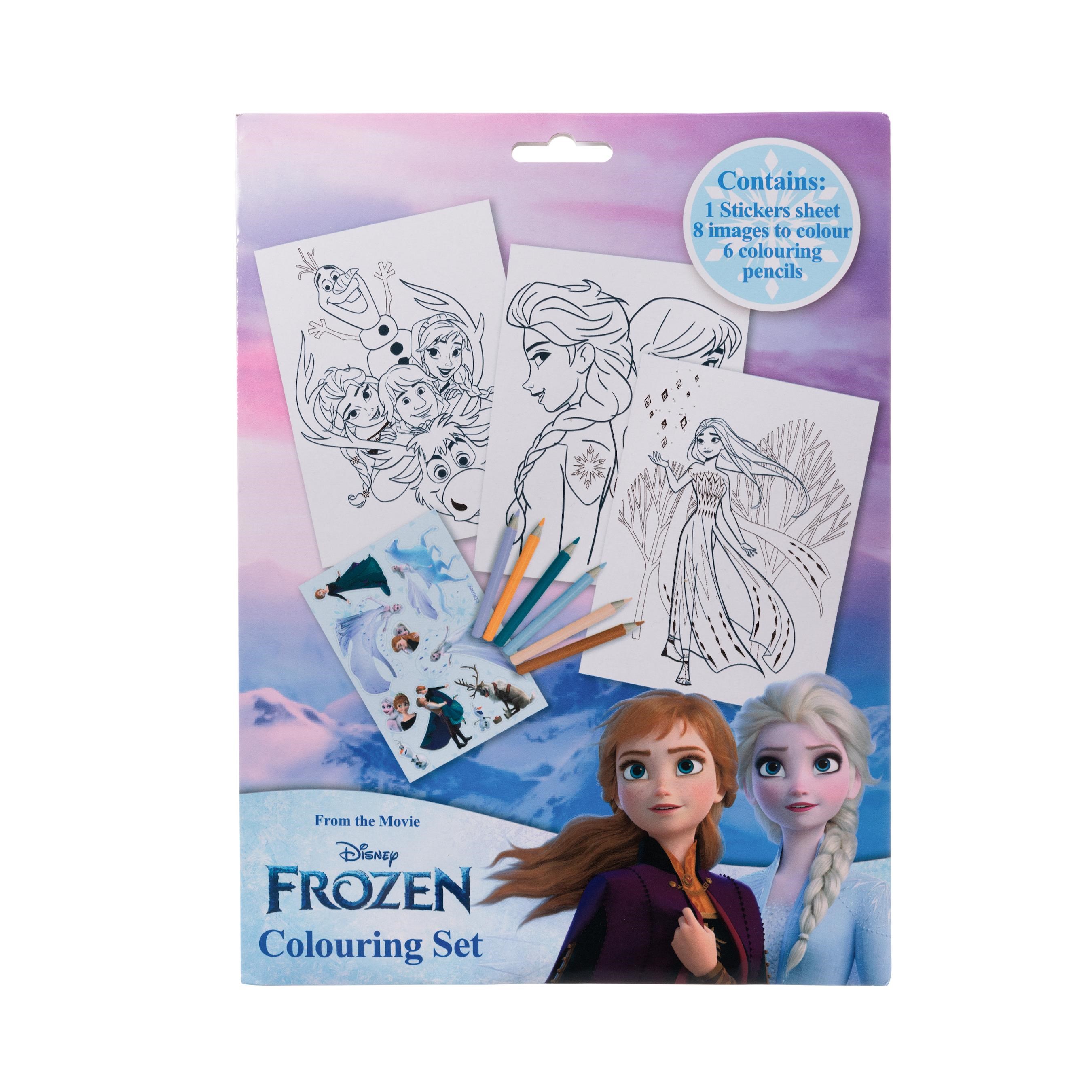 Euromic Colouring Set With Colouring Sheets And 6 Pre-sharpened Colouring Pencils Packed in Polybag With Header Card - Utensilien Zum Schreiben Und 