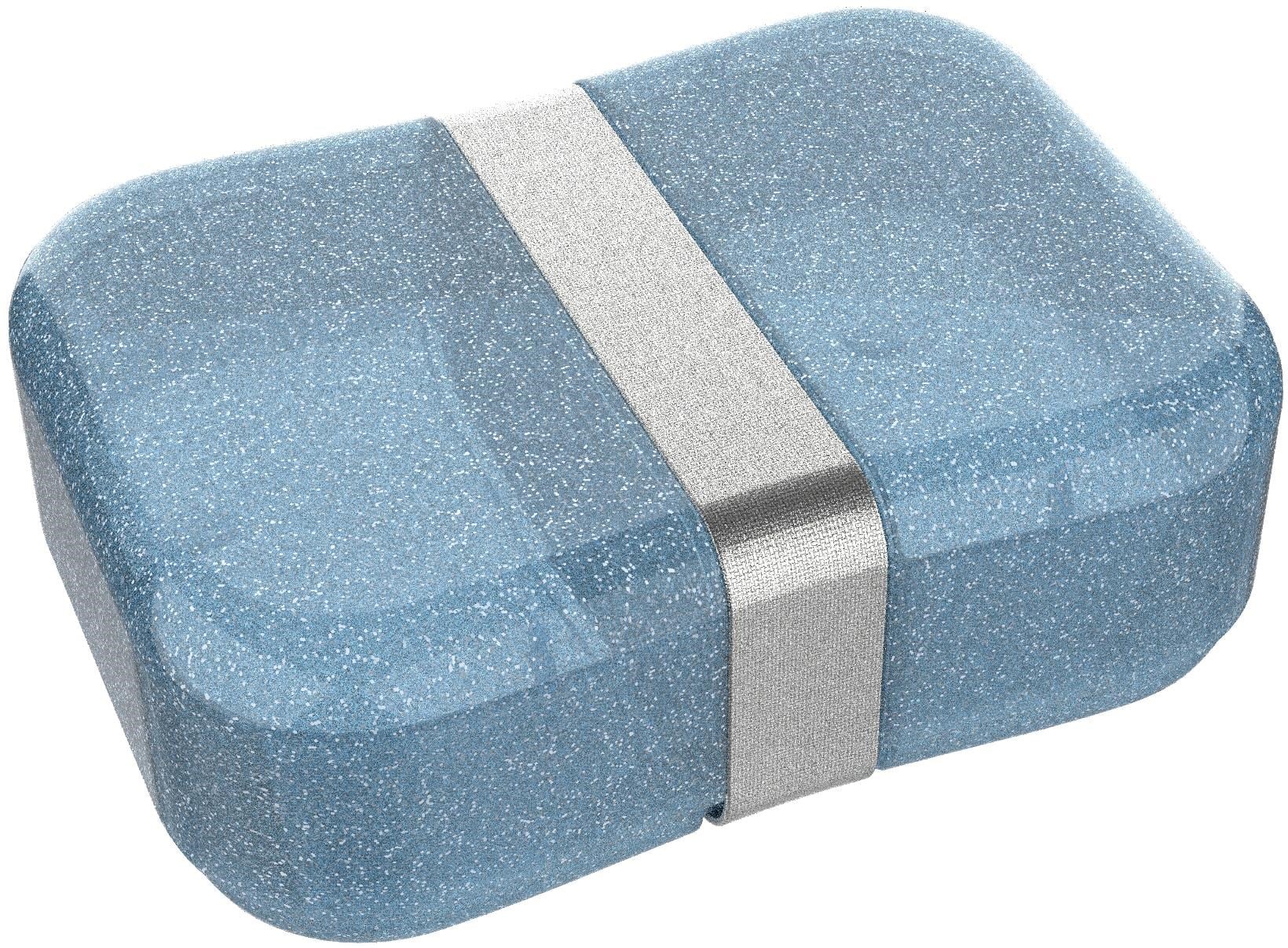 Euromic Lunch Buddies Glitter Lunch Box W/strap Blue - Schul Zubehoer