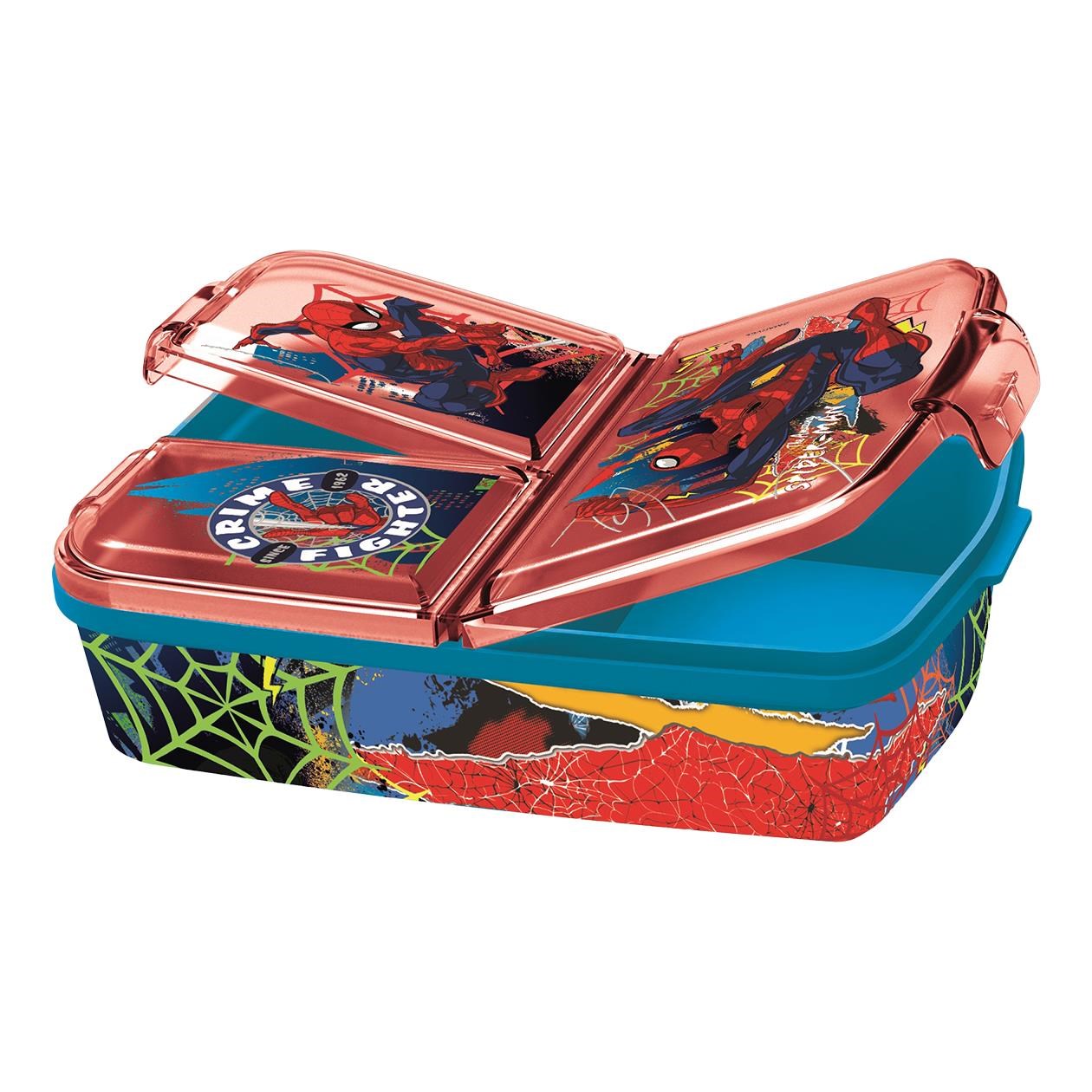 Euromic Spiderman Multi-compartment Lunch Box New - Schul Zubehoer 088808735-83520