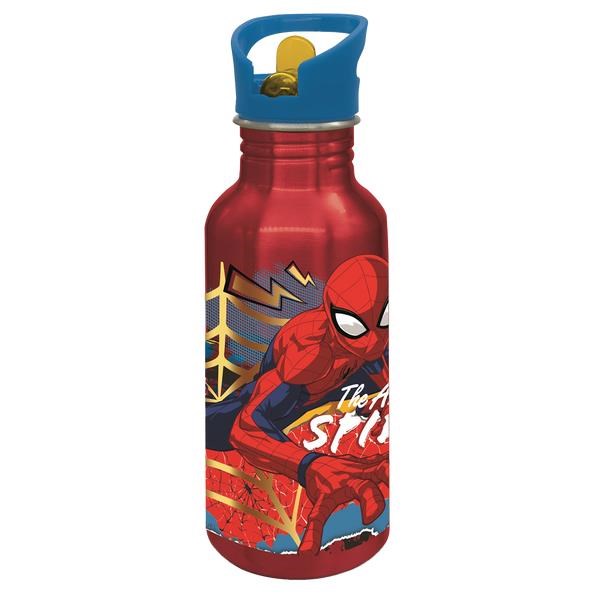 Marvel Spider-man Aluminium Drinking Bottle Sipper 545ml - Schul Zubehoer 088808728-83525