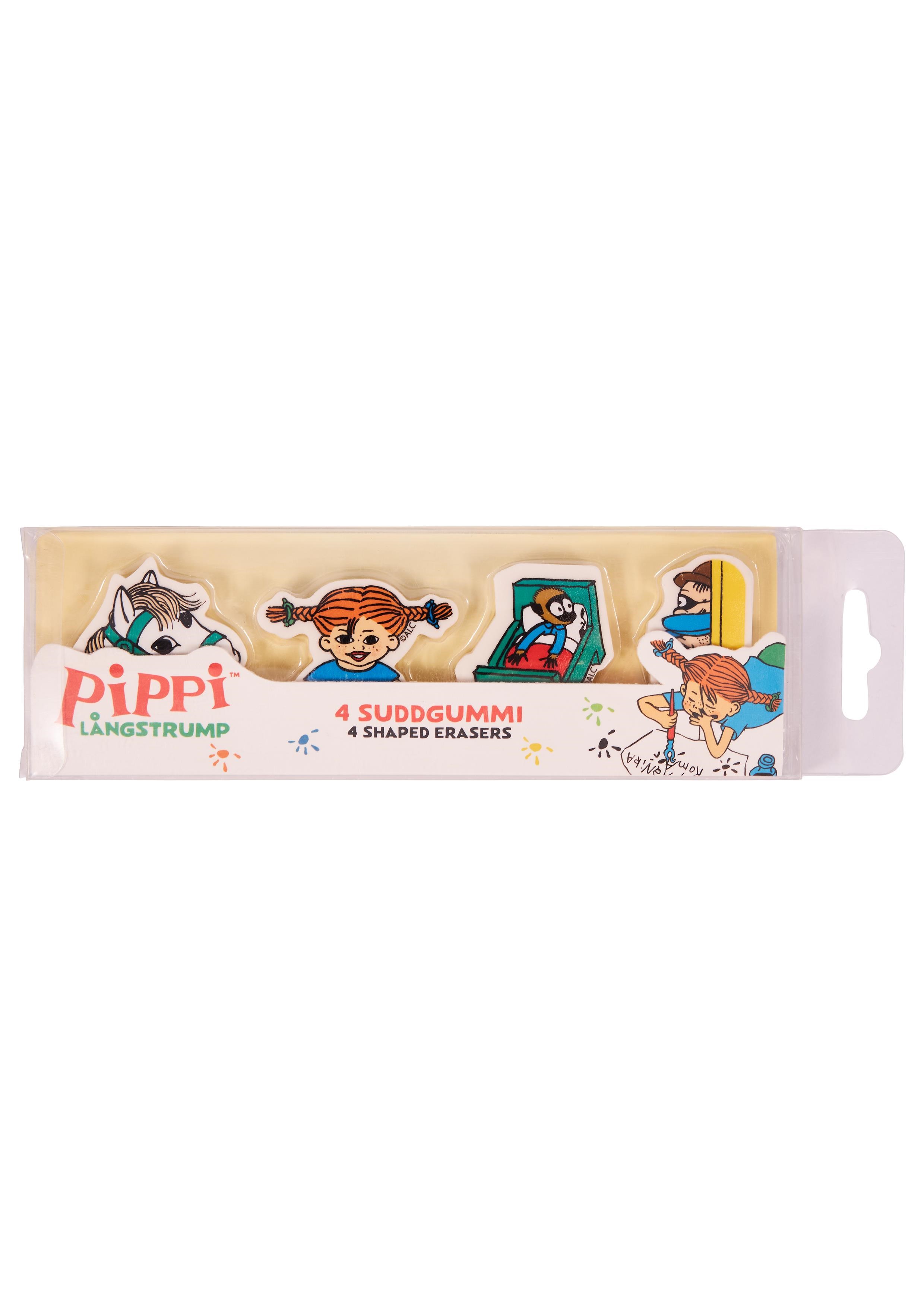 Euromic 4-pack Erasers - 4 Shaped Erasers Packed in Acetate Box With Eurohole (Size of Box 5.2 x 16 cm) - Utensilien Zum Schreiben Und Zeichnen