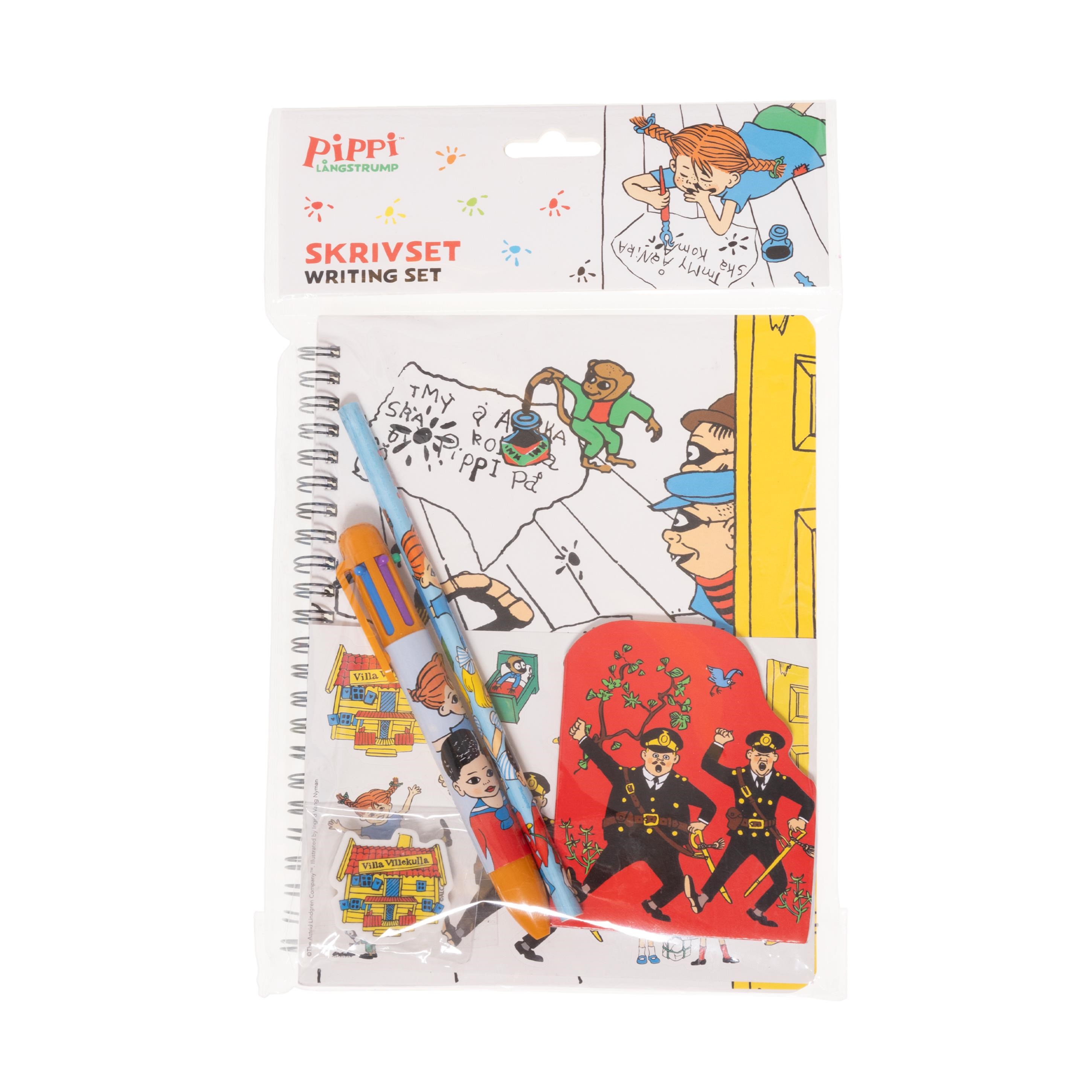 Euromic Pippi & Herr Nilsson Writing Set W/multi-col- Pen - Utensilien Zum Schreiben Und Zeichnen 063606128