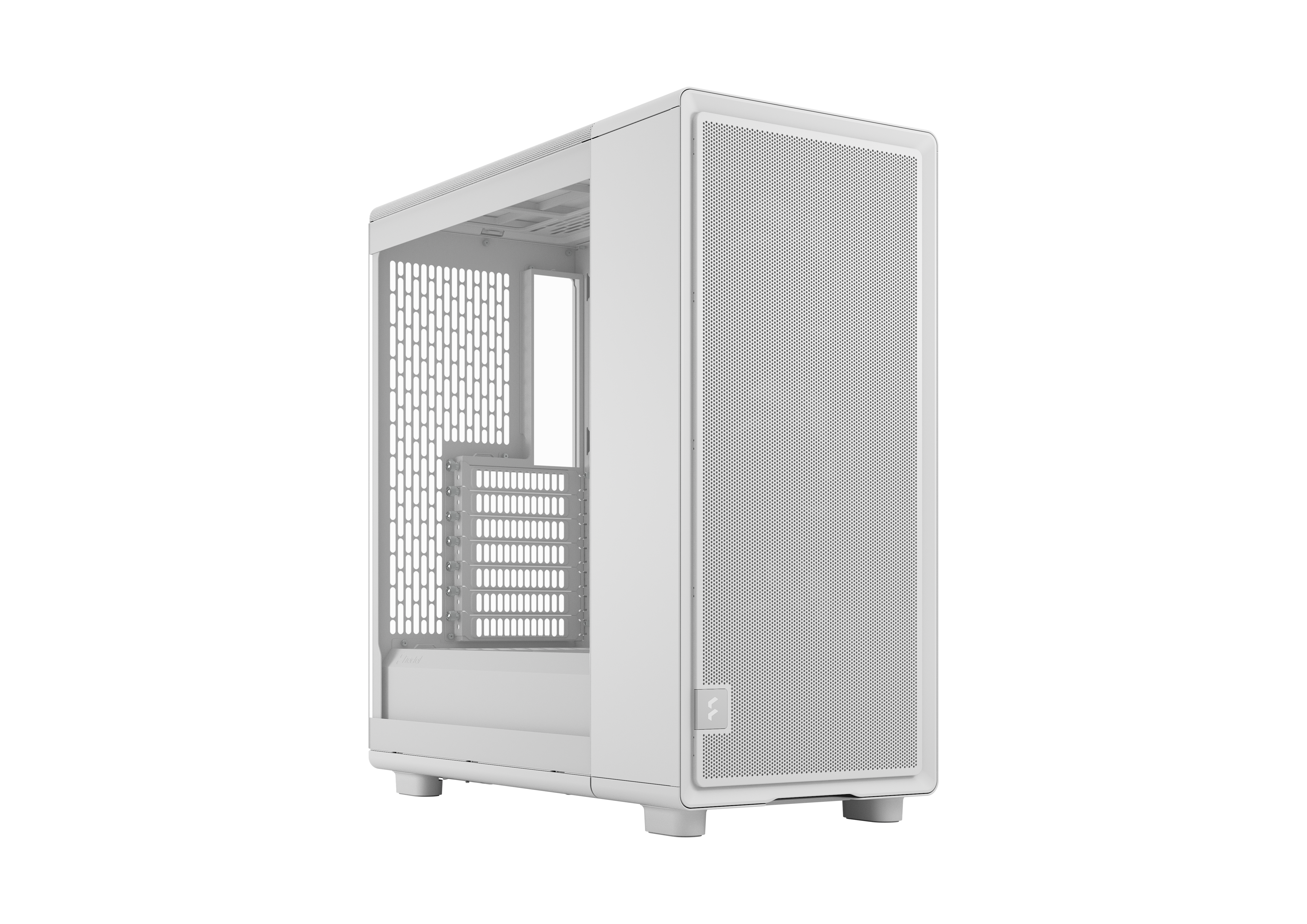 Fractal Design Epoch White TG - Gehäuse - Miditower - Weiß - Gehaeuse Fd-c-epo1a-03