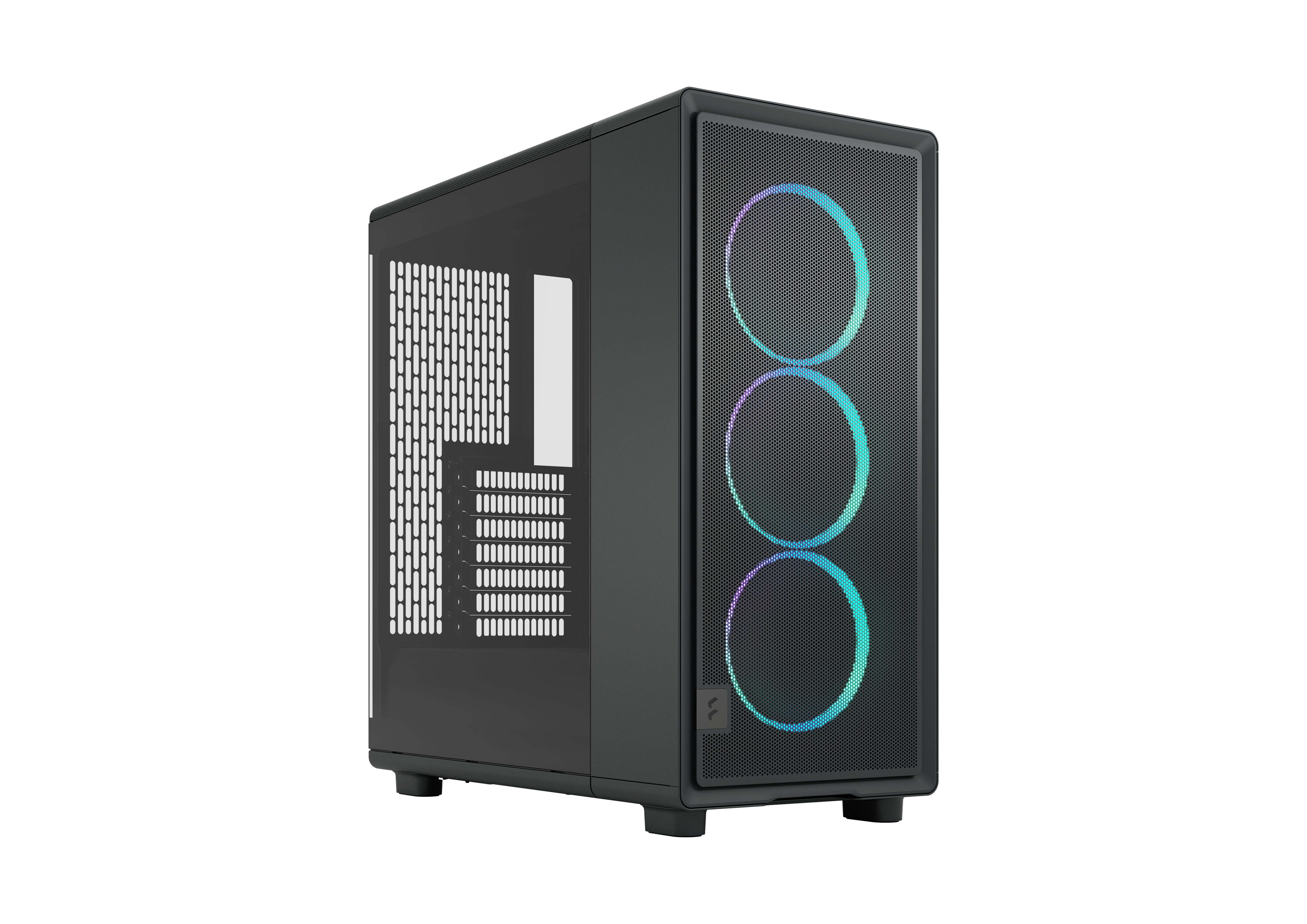 Fractal Design Epoch Black TG Rgb - Gehäuse - Miditower - Schwarz - Gehaeuse
