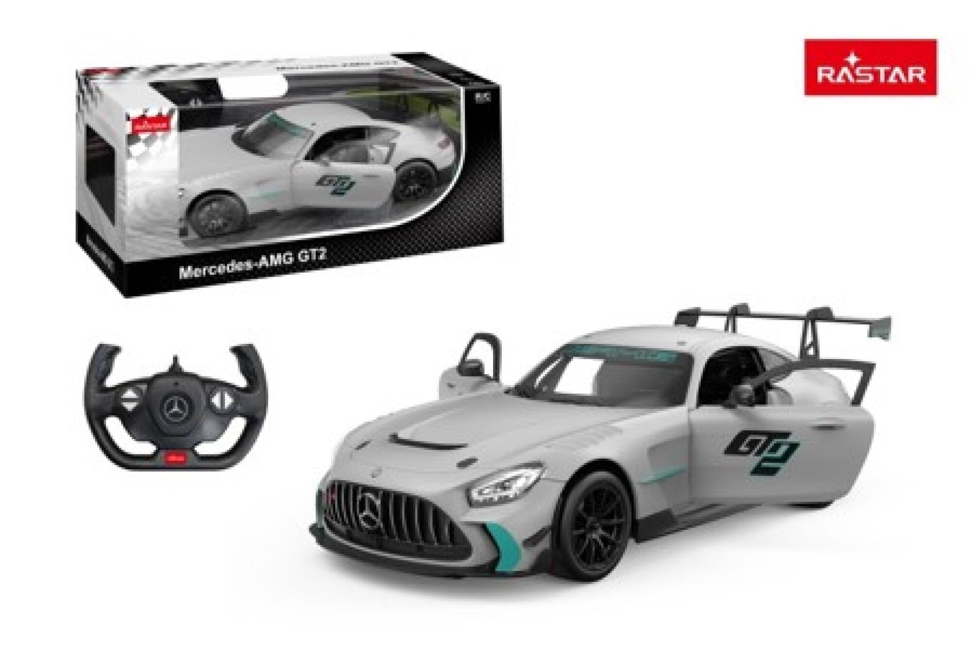 Rastar R/c 1:14 Mercedes-amg Gt2 Grey - Ferngesteuert