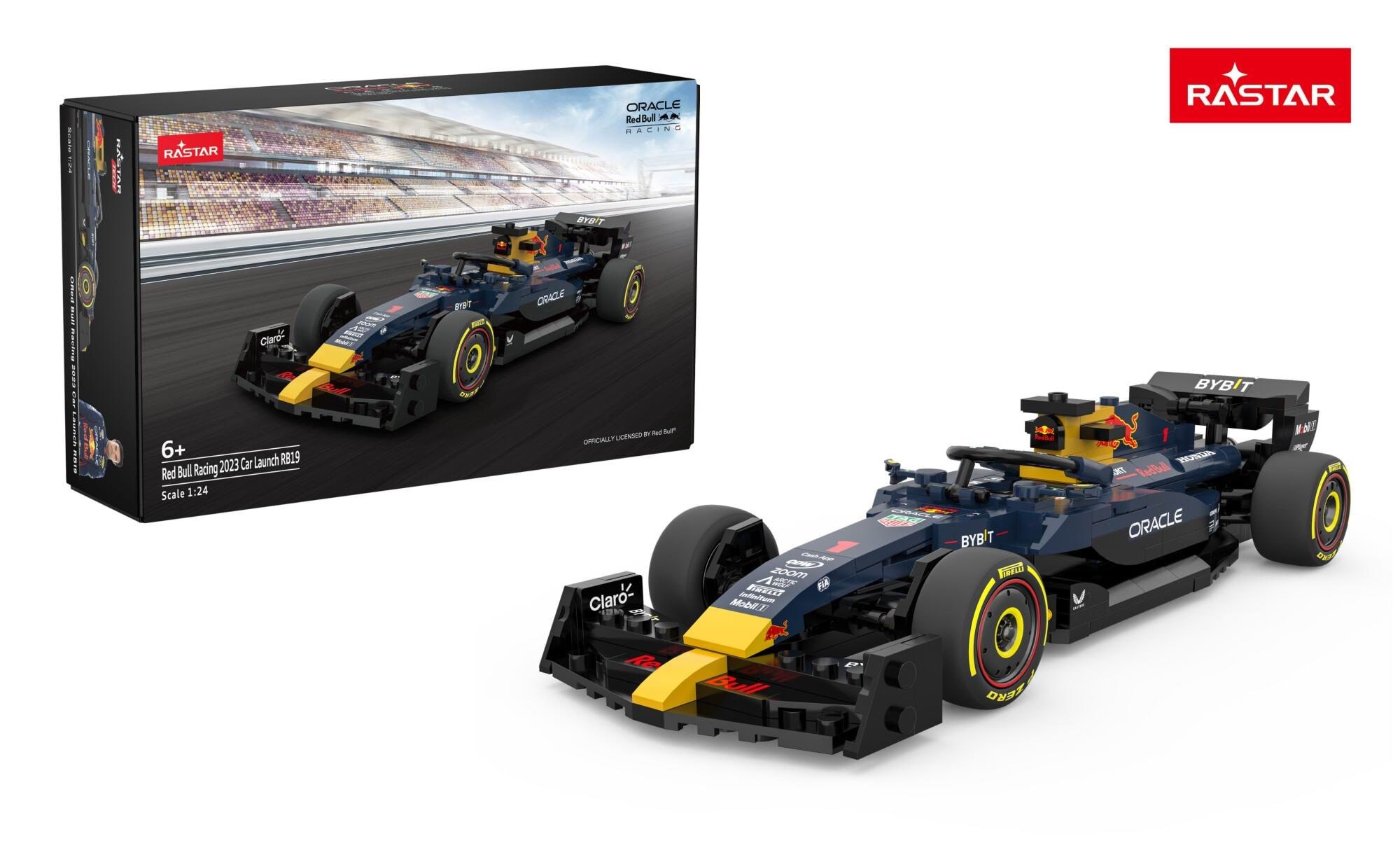 Rastar 1: 24 Red Bull F1 Rb19 Bricks Dark Blue - Ferngesteuert 92500-b
