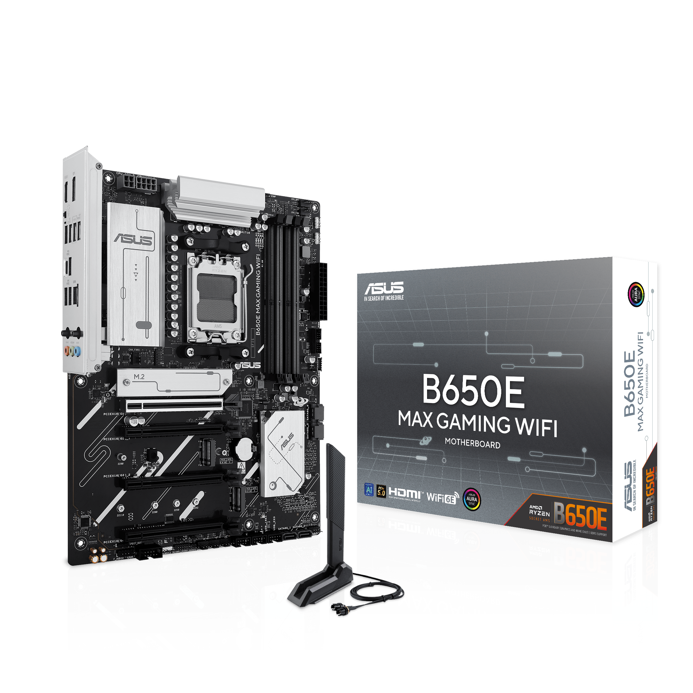 Asus B650e Max Gaming Wifi Mainboard - Amd B650 - Amd Am5 - Ddr5 Ram - Atx