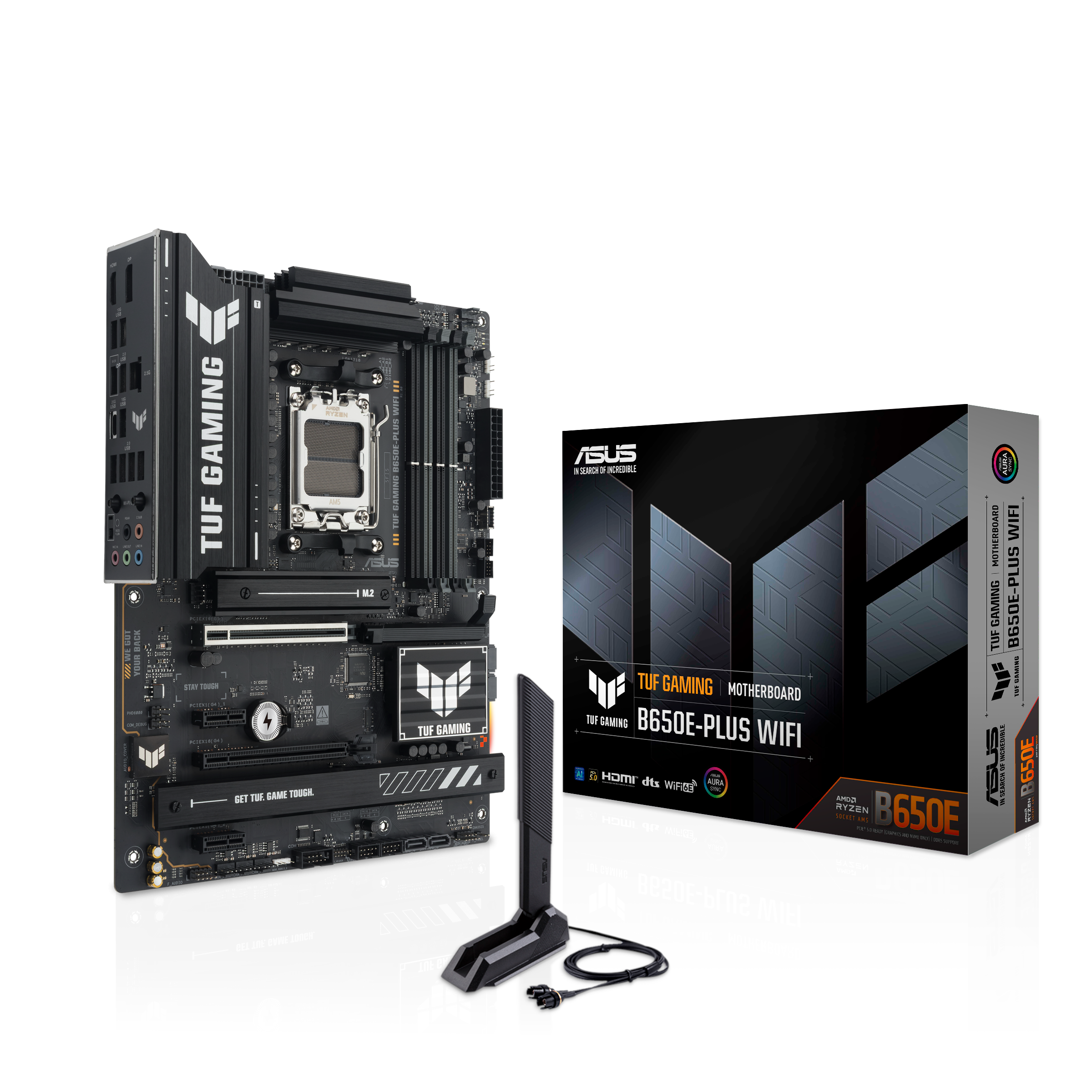 Asus Tuf Gaming B650e-plus Wifi Mainboard - Amd B650 - Amd Am5 - Ddr5 Ram - Atx
