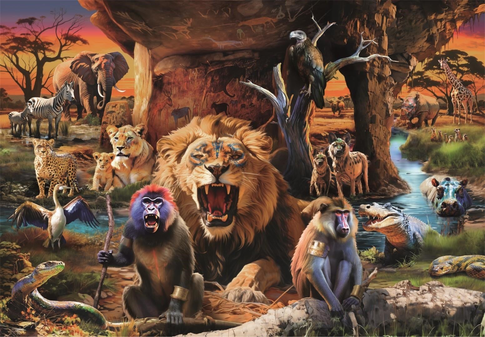 Clementoni Puzzle Hqc Animals, 1500-teilig 31722