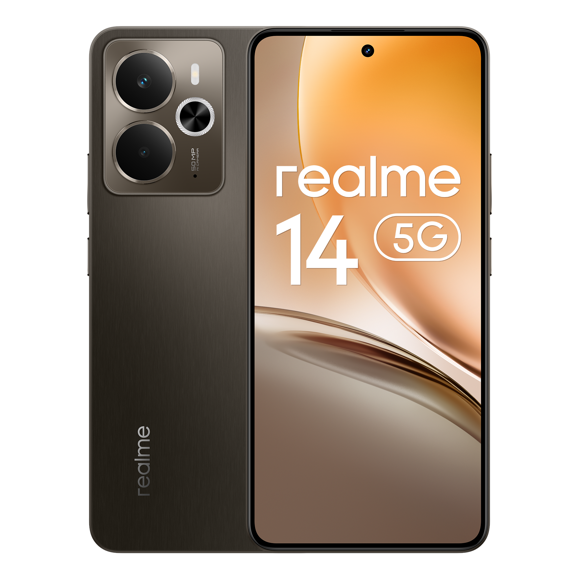 Realme 14 5G 256gb/12gb - Storm Titanium - Handys Smartphones Schwarz 631011005627