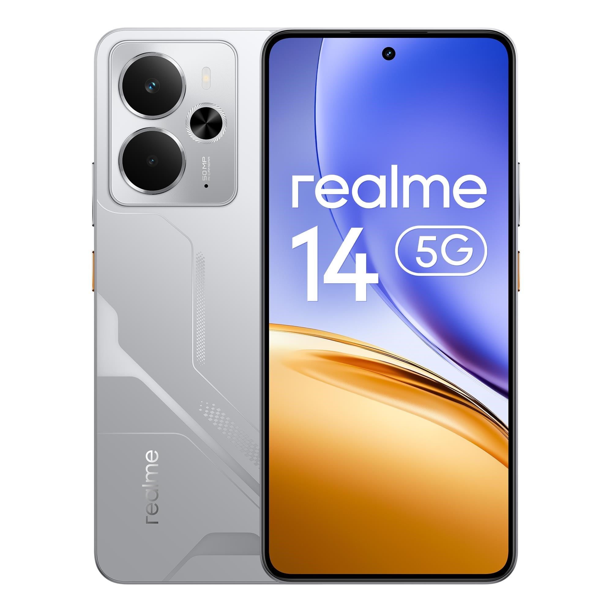 Realme 14 5G 256gb/8gb - Mecha Silver - Handys Smartphones Silber 631011005352