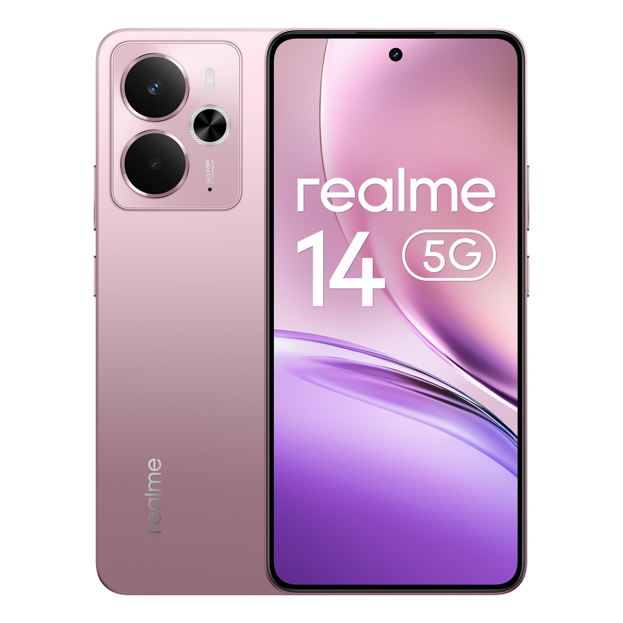 Realme 14 5G 256gb/8gb - Warrior Pink - Handys Smartphones 631011005814