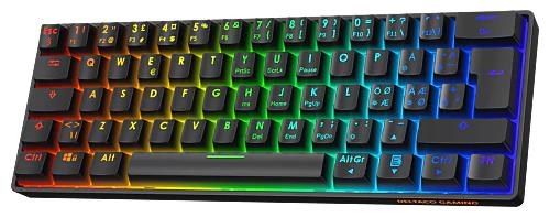 Deltaco Gaming Dk470 Mechanical Keyboard - Gaming Tastatur - Nordic Iso - Schwarz - Tastaturen Gam-175