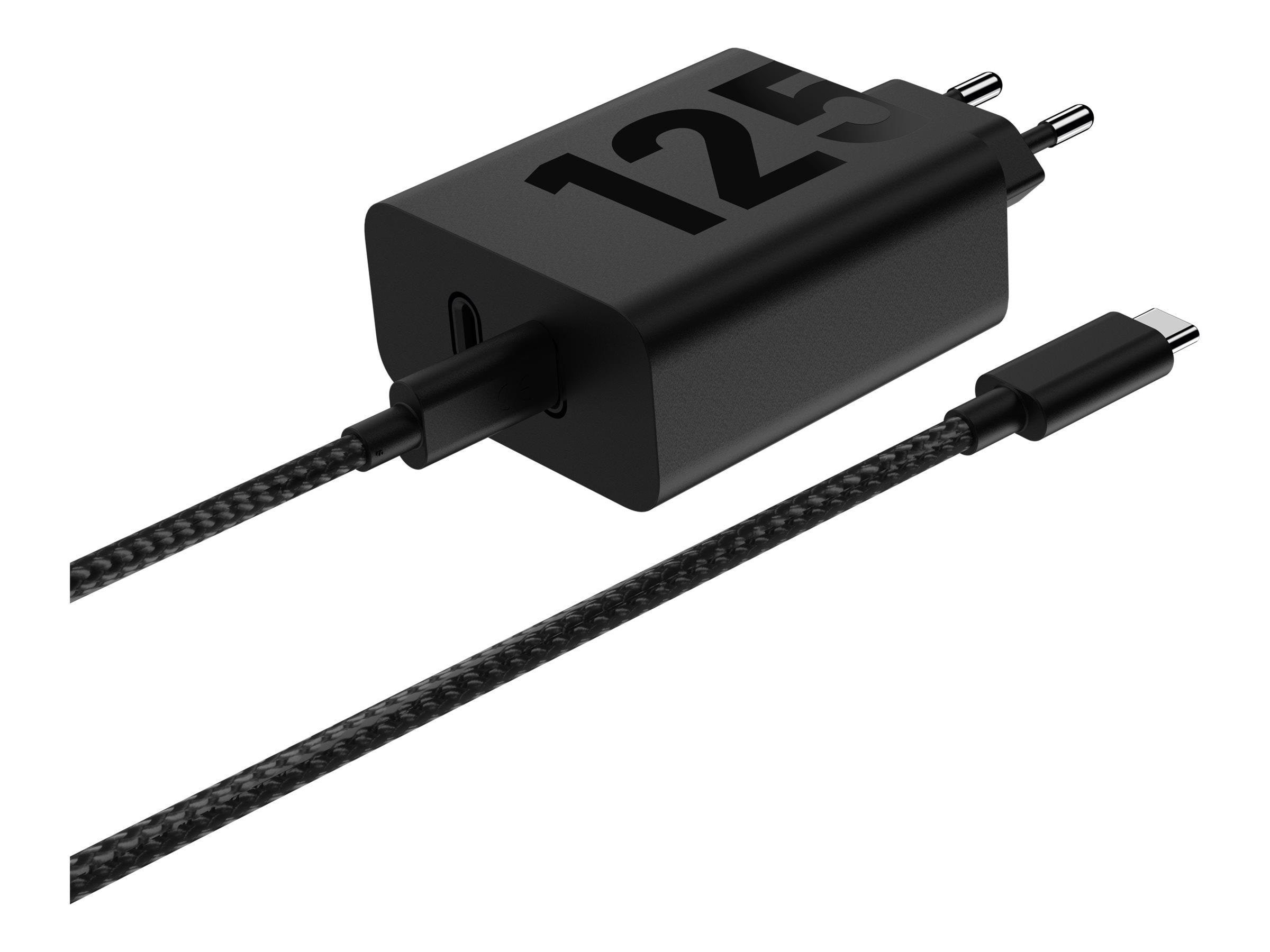 Motorola Turbopower 125w Duo Power Adapter - Black (Incl. Usb-c Cable) - Handys Adapter Und Ladegeraete