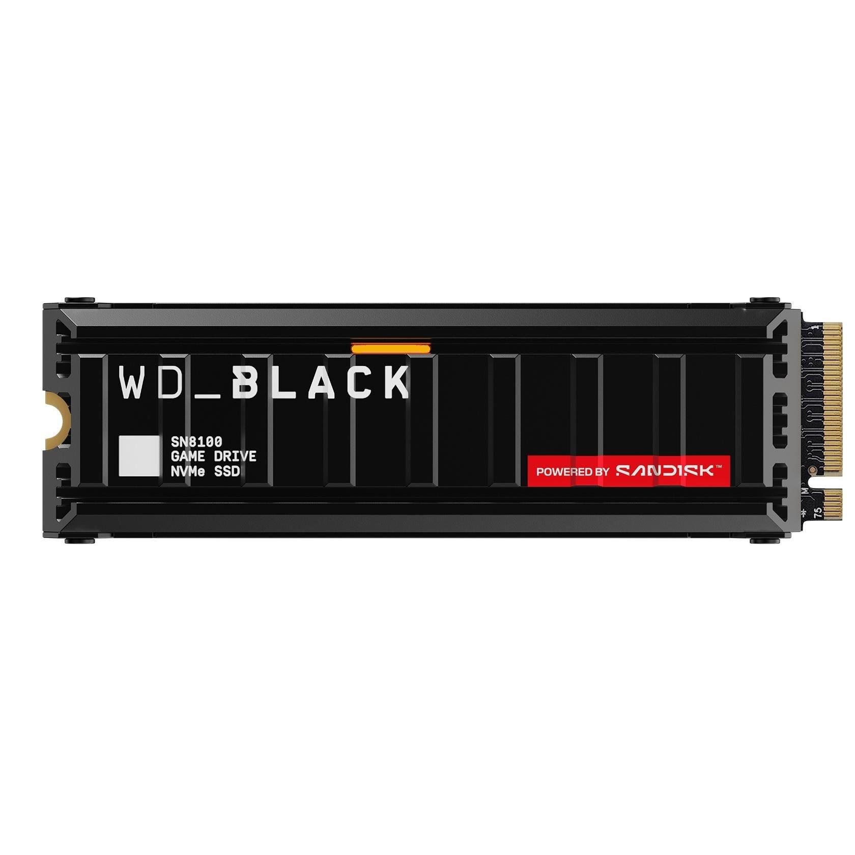 Sandisk WD Black Sn8100 Ssd - 4tb - M.2 2280 - Pcie 5.0 - Mit Kühlkörper
