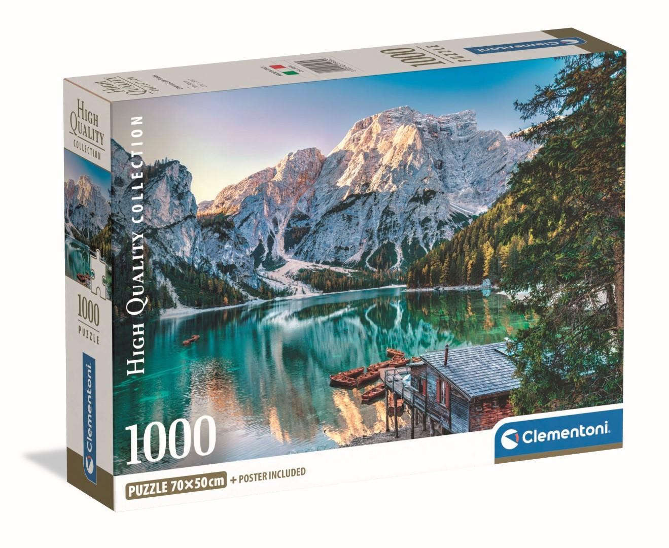 Clementoni Emerald Lake Braies (1000) - Puzzle