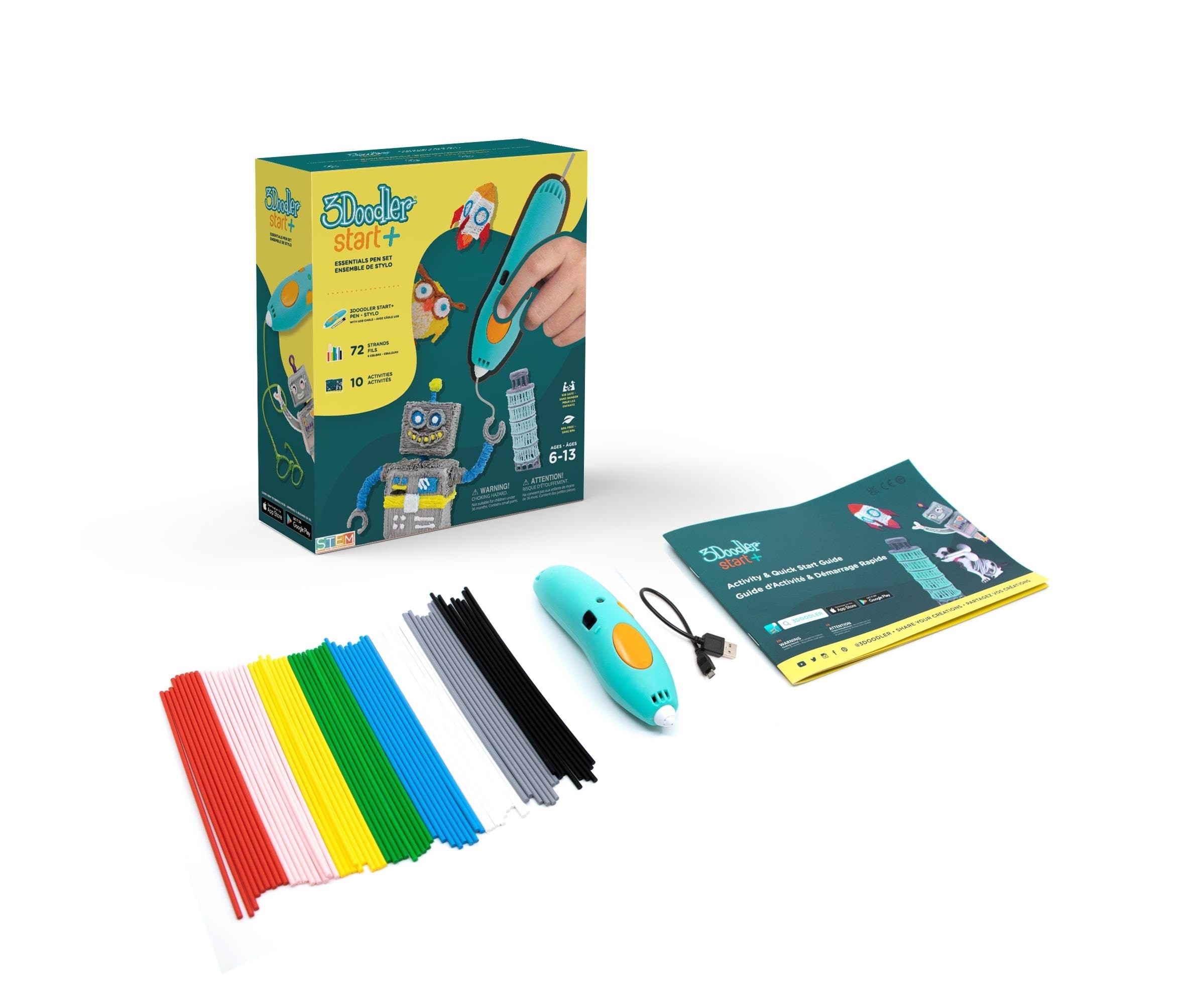 3doodler Start+ Essentials 3D Printing Pen Set - Kreativ Spiele Splus