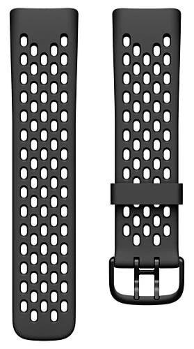 Puro Sport+ Silicone Replacement Band For Fitbit Charge 5 - Smartwatch Accessories Fbc5wbsport1blk