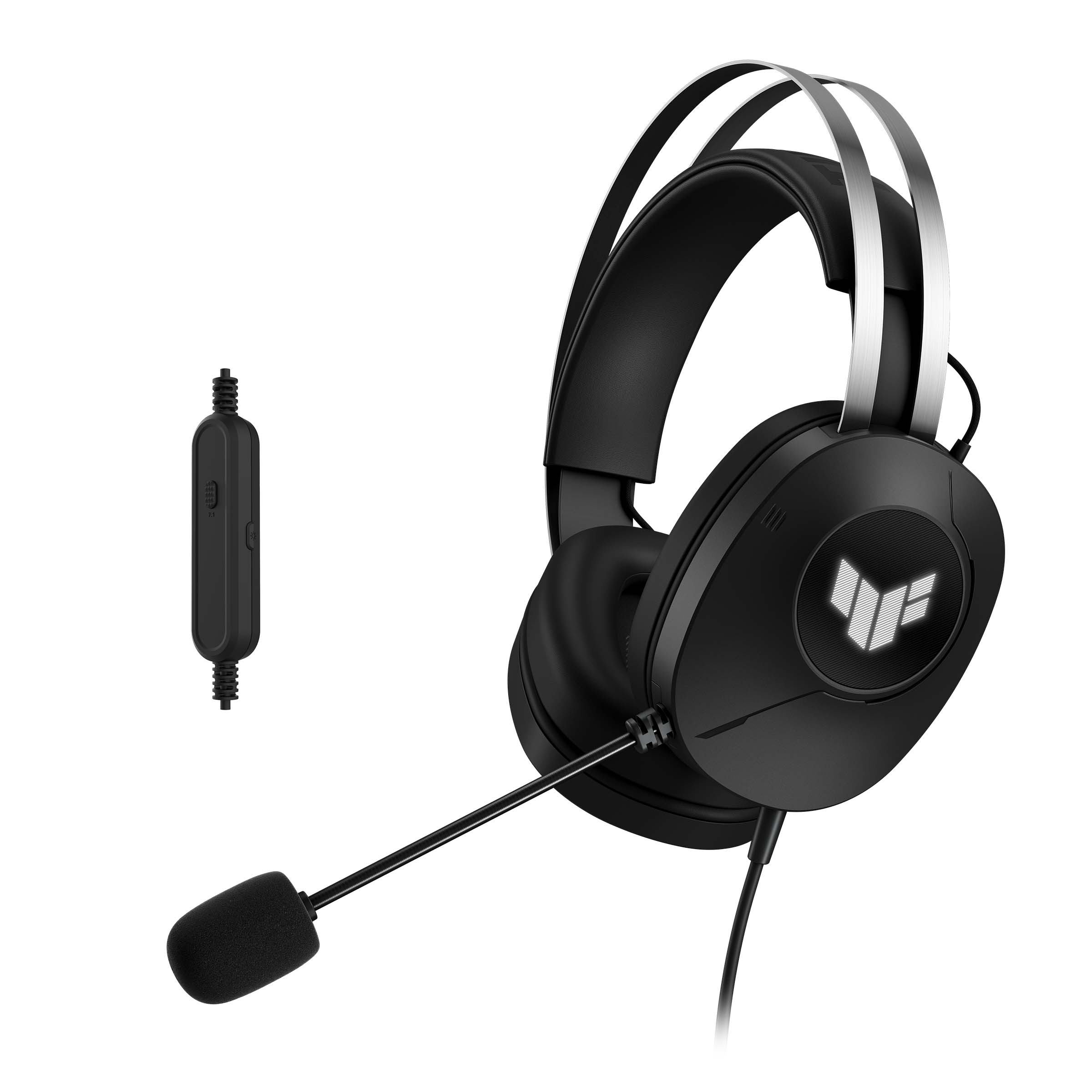 Kopfhörer - Asus Tuf Gaming H1 Gen II - Kopfhoerer/headsets Schwarz 90yh044b-bhua00