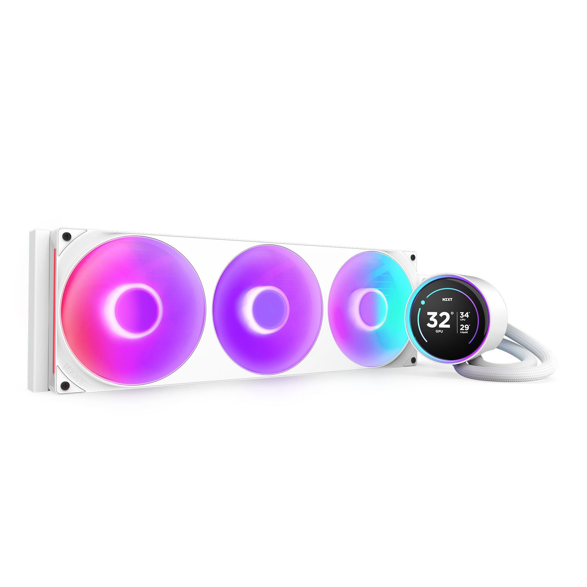Nzxt Kraken Elite 420 Rgb V2 - Cpu-wasserkühlung - Cpu Kuehler Weiß Mit Rgb-beleuchtung Rl-kr42e-w2