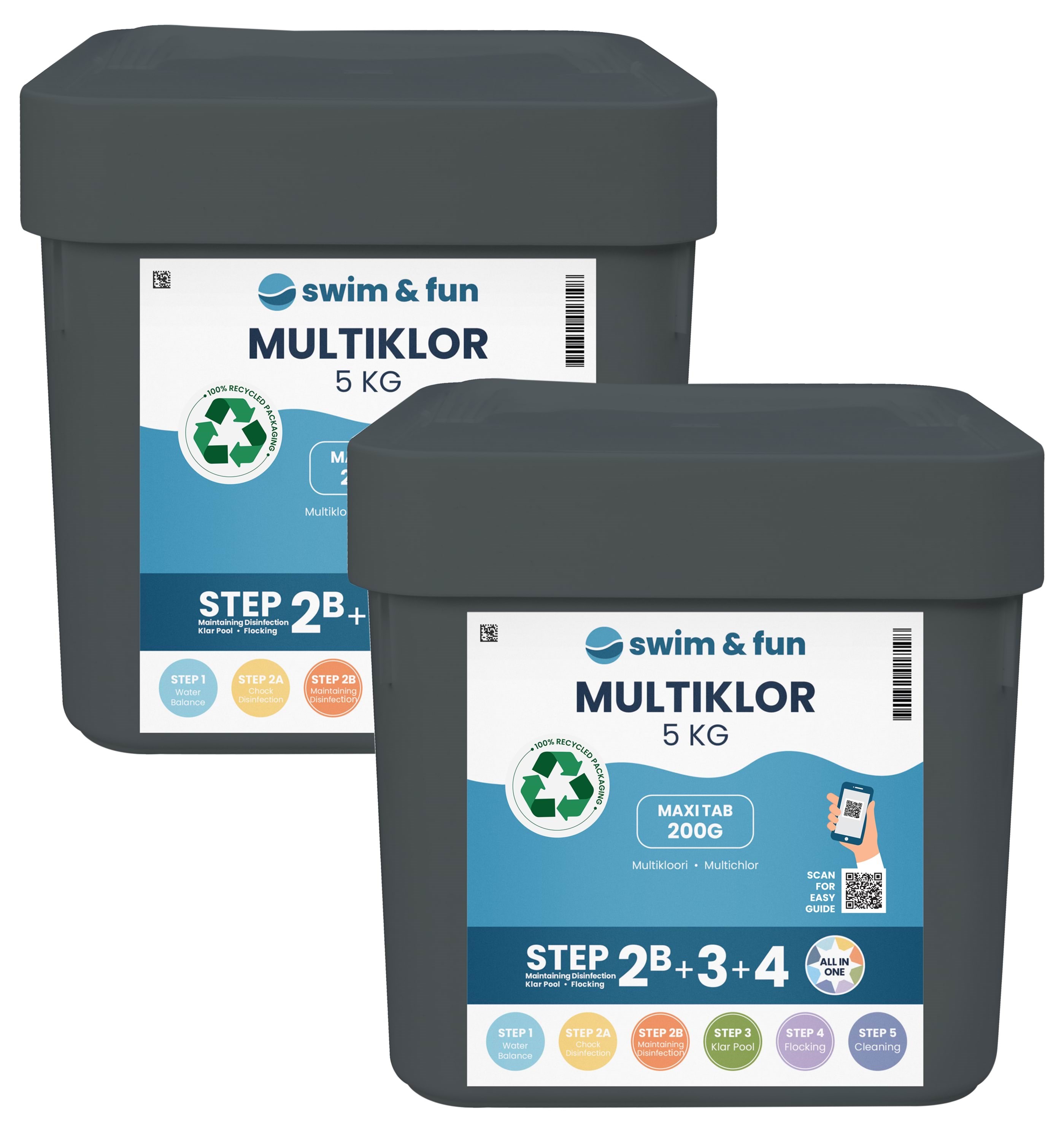 Swim & Fun Multiklor Maxi Tab 200g 10kg - Pools 1788