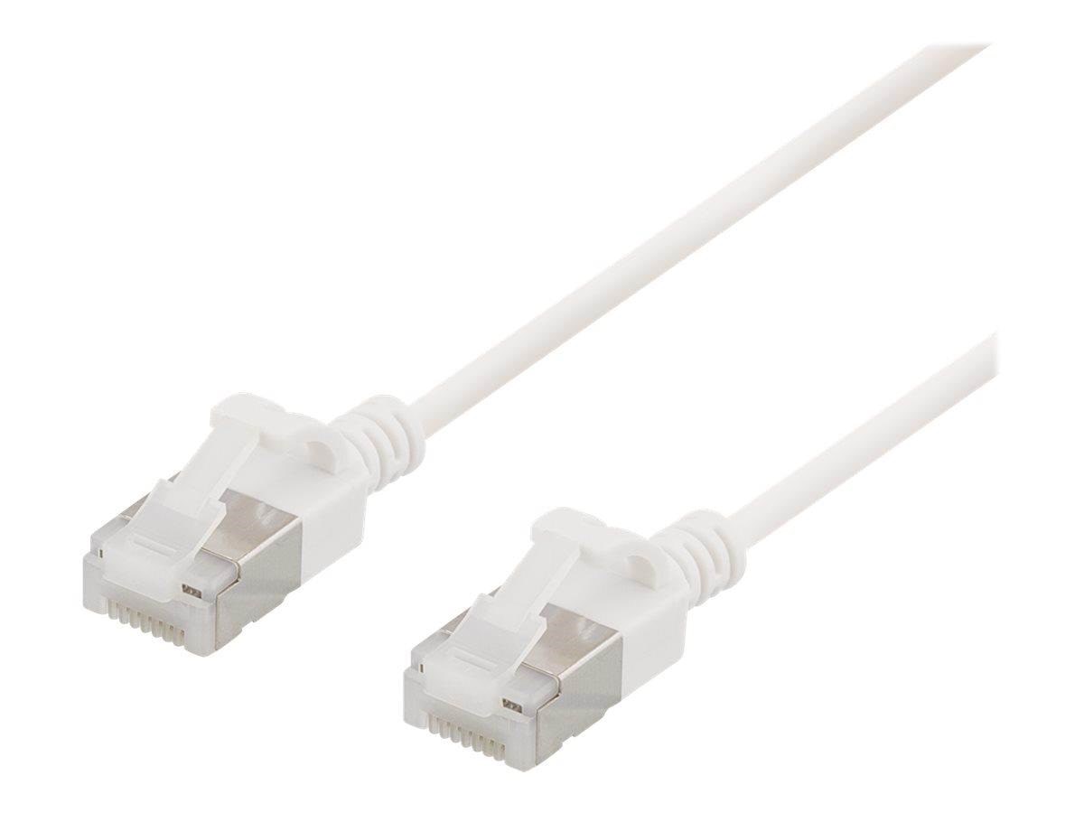 Deltaco Patch Cable - 30 cm - White - Weiß - 0.3m - Netzwerk Kabel