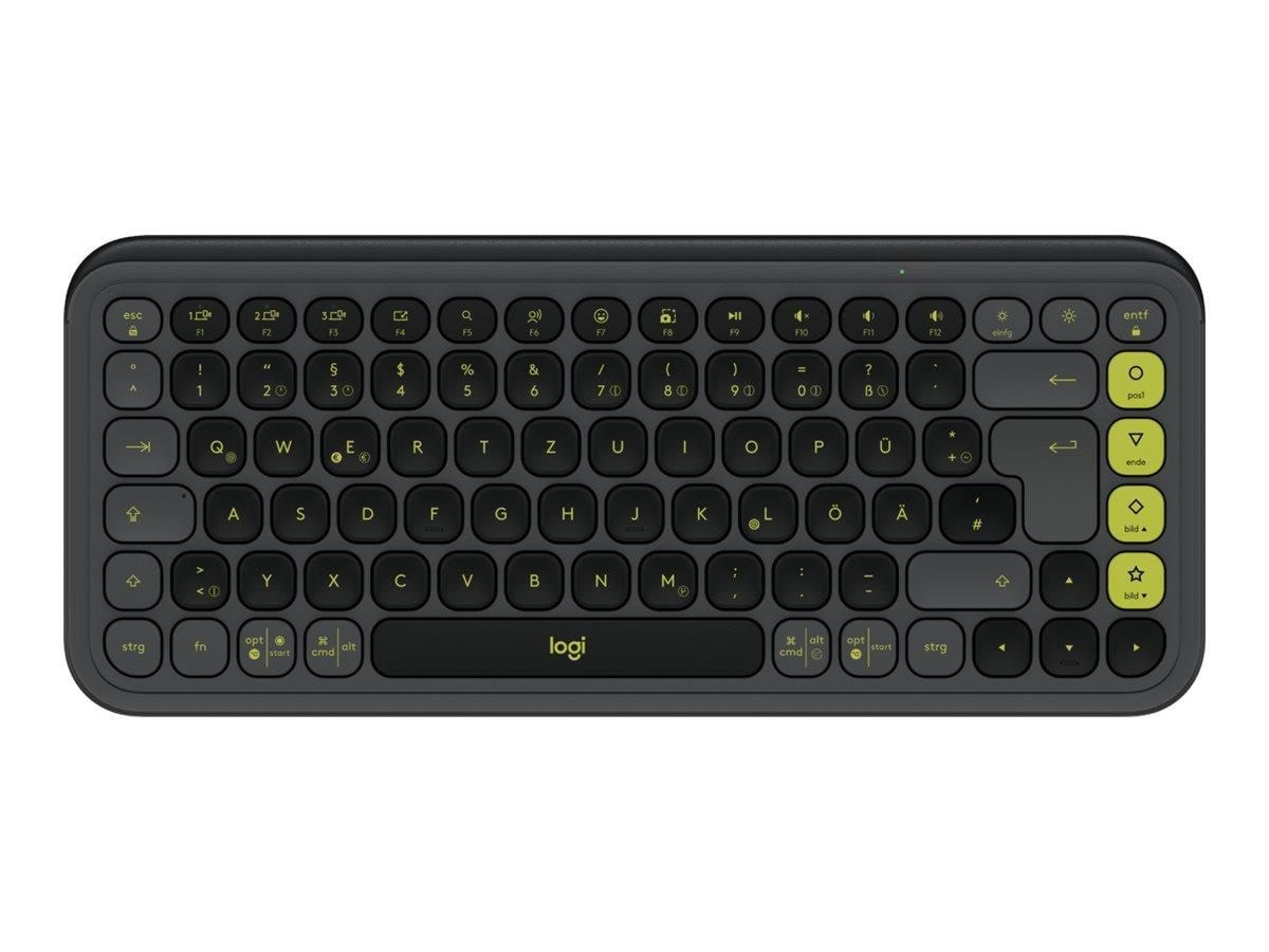 Logitech Pop Icon Keys - Tastatur - Deutsch - Grau - Tastaturen