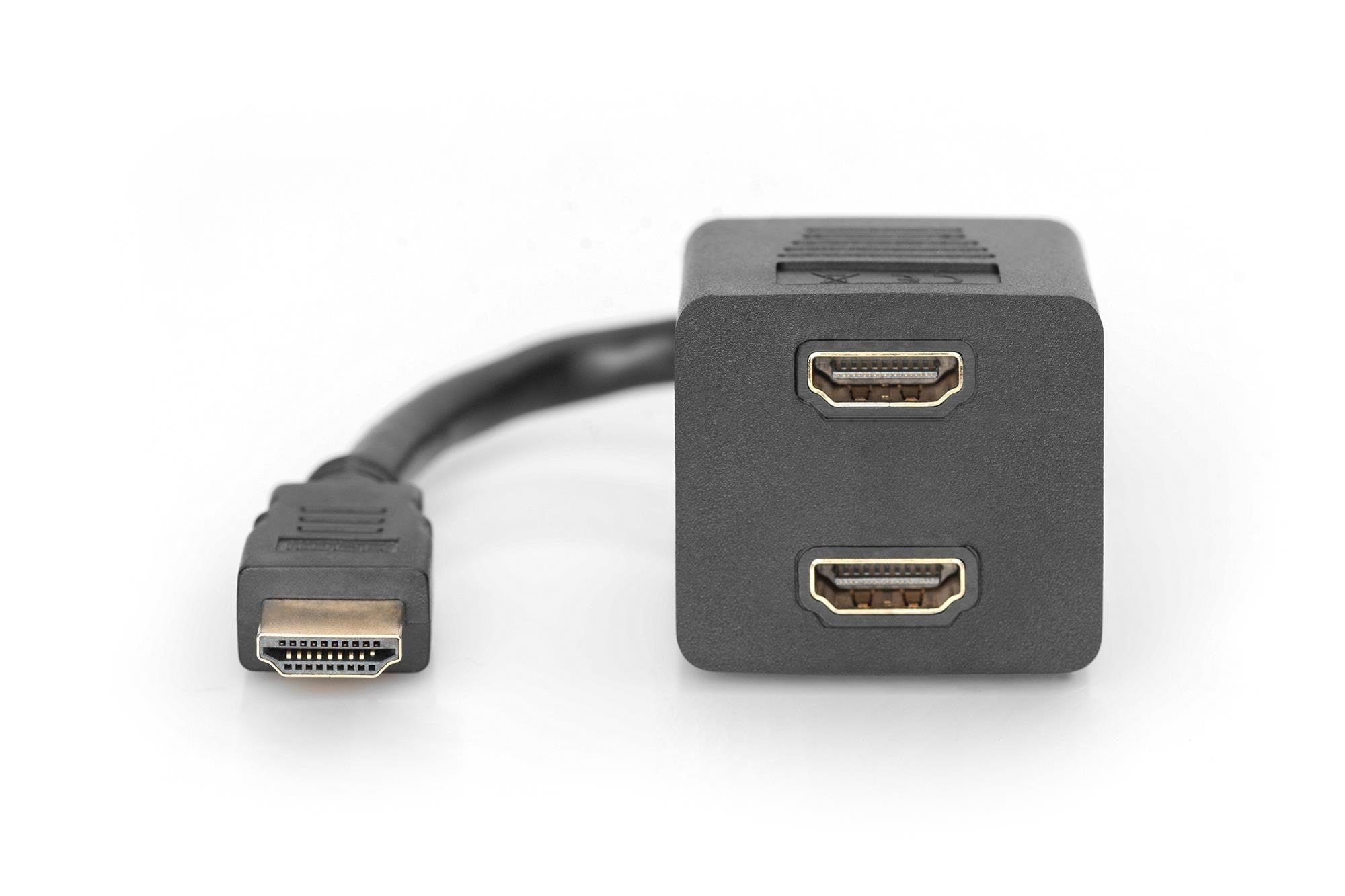 Digitus Hdmi Y-splitter Cable - 0.2m - Display Kabel