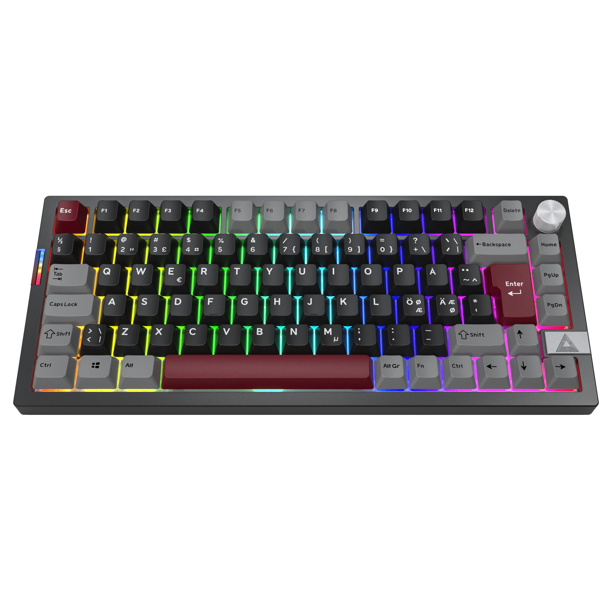 Montech Mkey Pro 75% - Darkness - Gaming Tastatur - 75% - Nordic Iso - Schwarz - Tastaturen