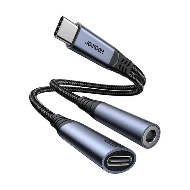 Joyroom 2-in-1 Audio Adapter Sy-c02 - Usb-c to 3.5mm + Usb-c - Andere Kabel