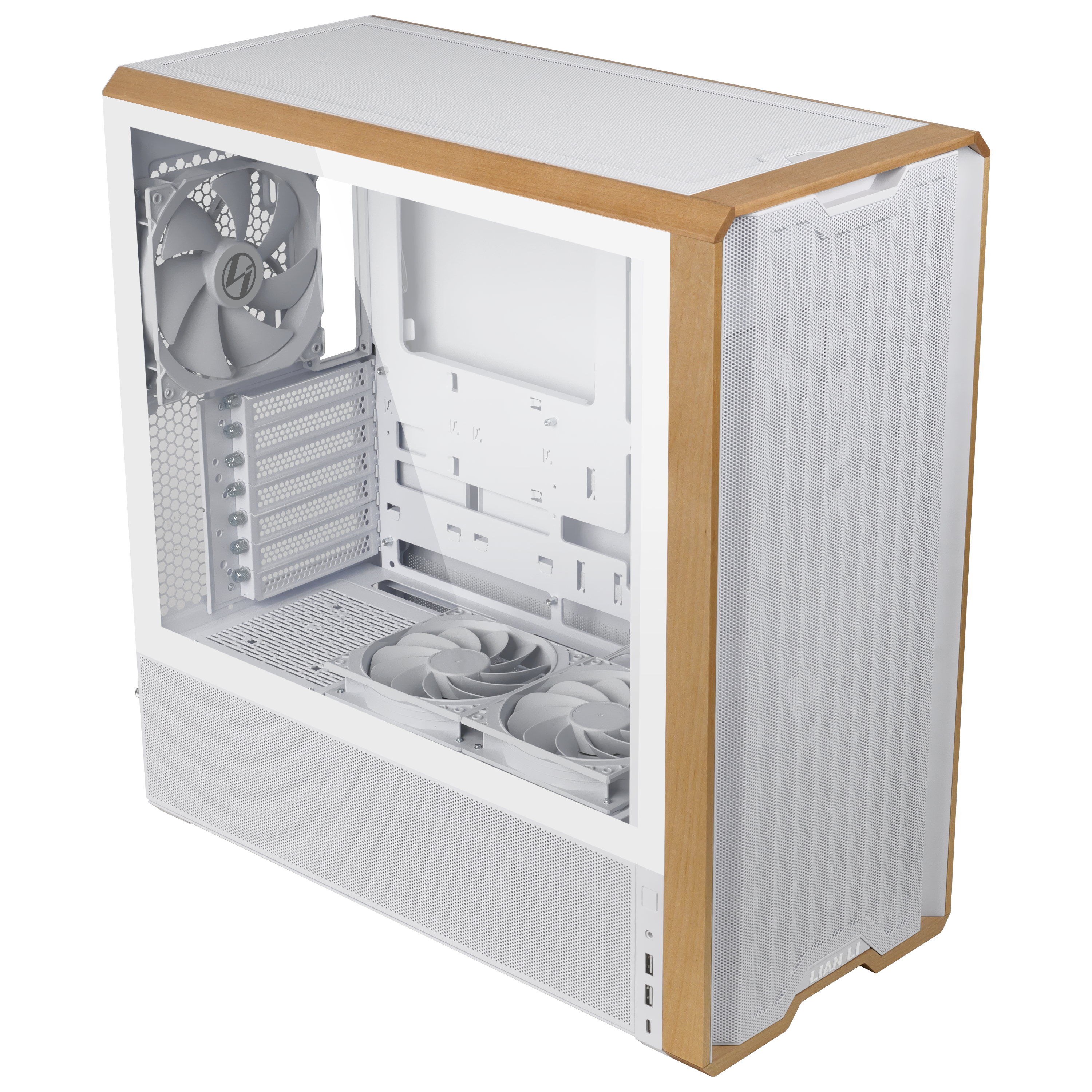Lian Li Lancool 217 - White - Gehäuse - Miditower - Weiß - Gehaeuse