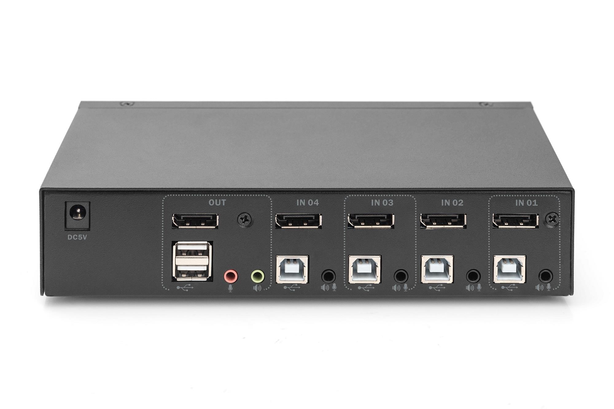 Digitus Kvm Switch 4x1 - Kvm Switches Ds-12891