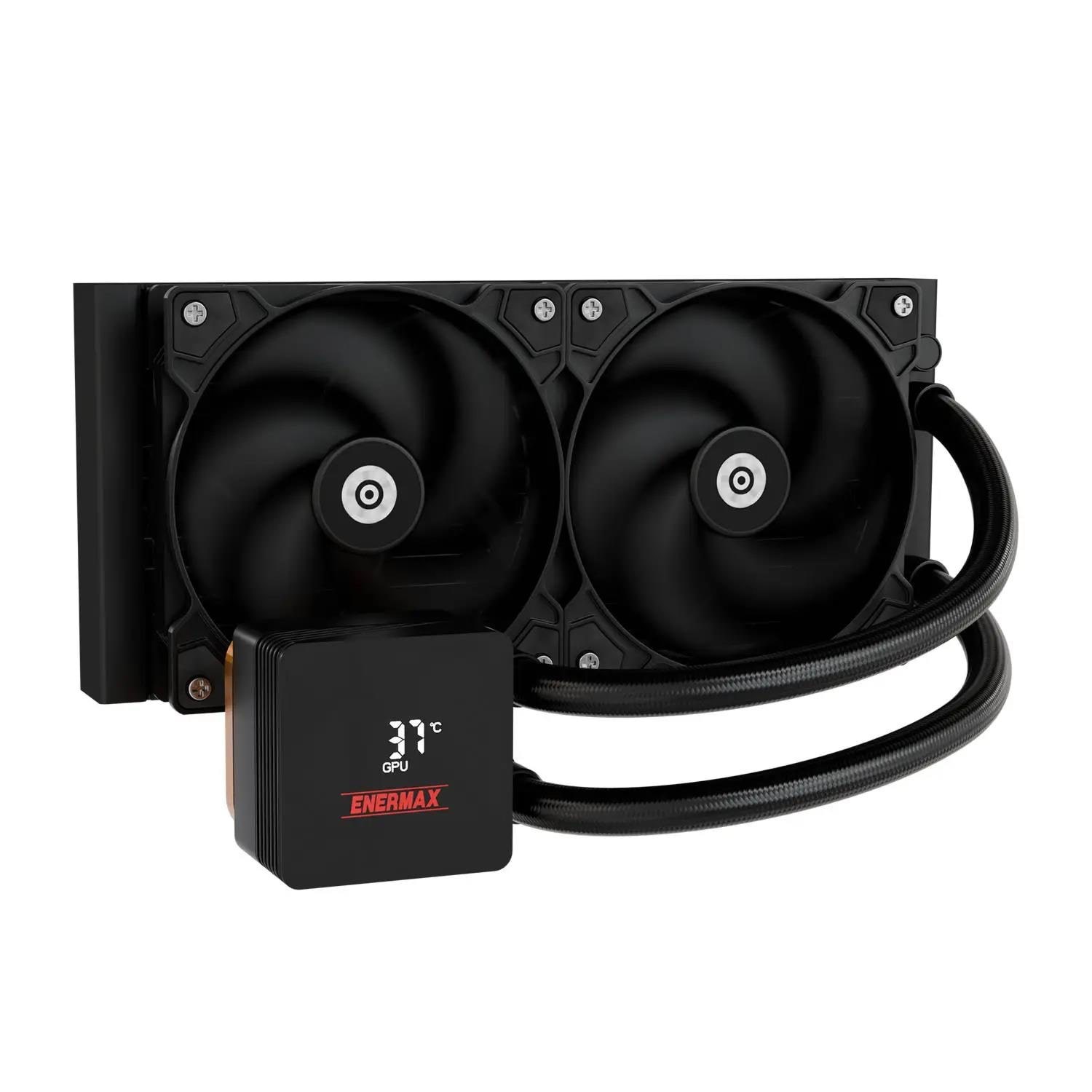 Enermax Liqmax IV 240mm Black Lcd - Cpu-wasserkühlung - Cpu Kuehler Schwarz Elc-lmiv240-sf